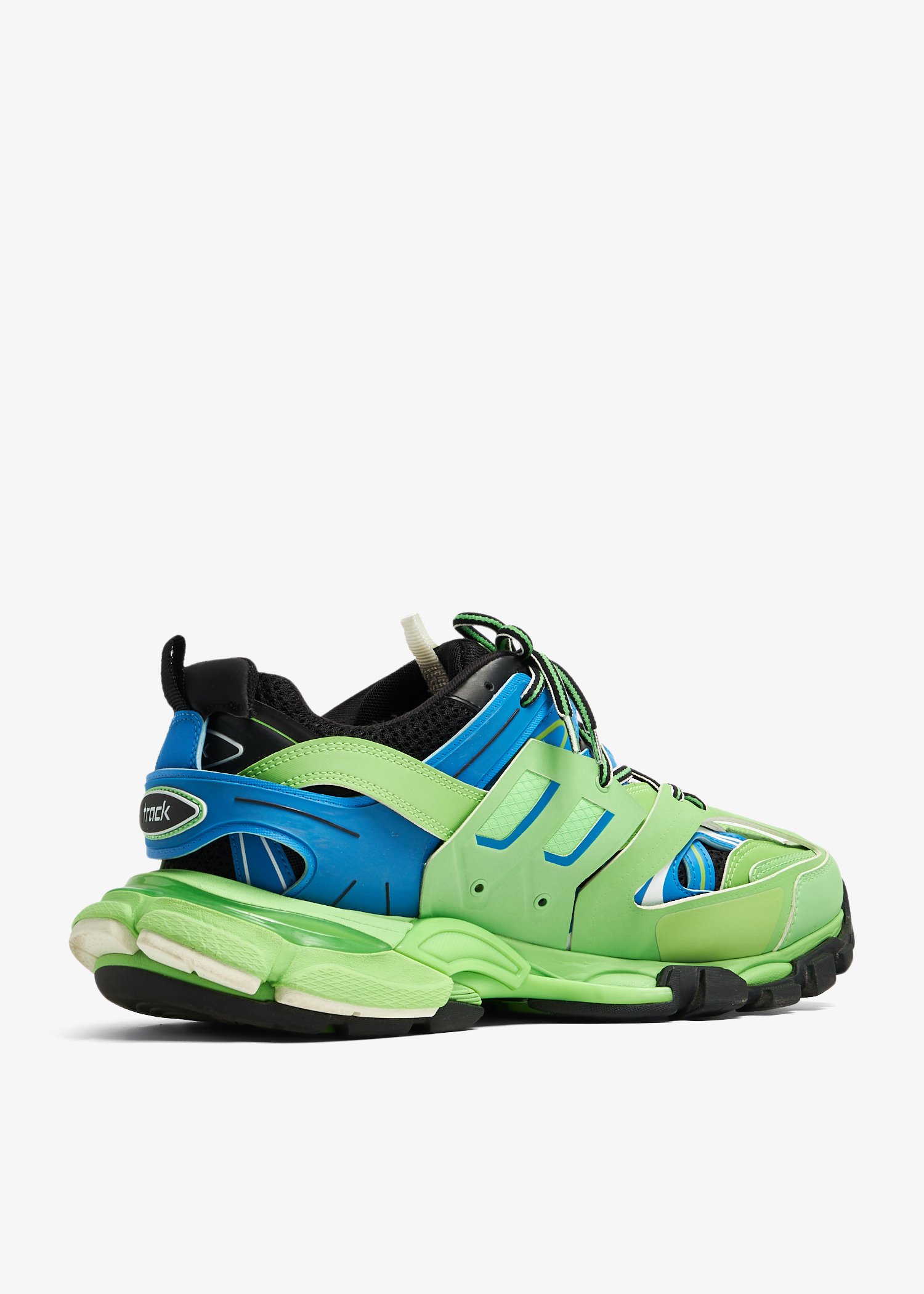 Balenciaga track hotsell green blue