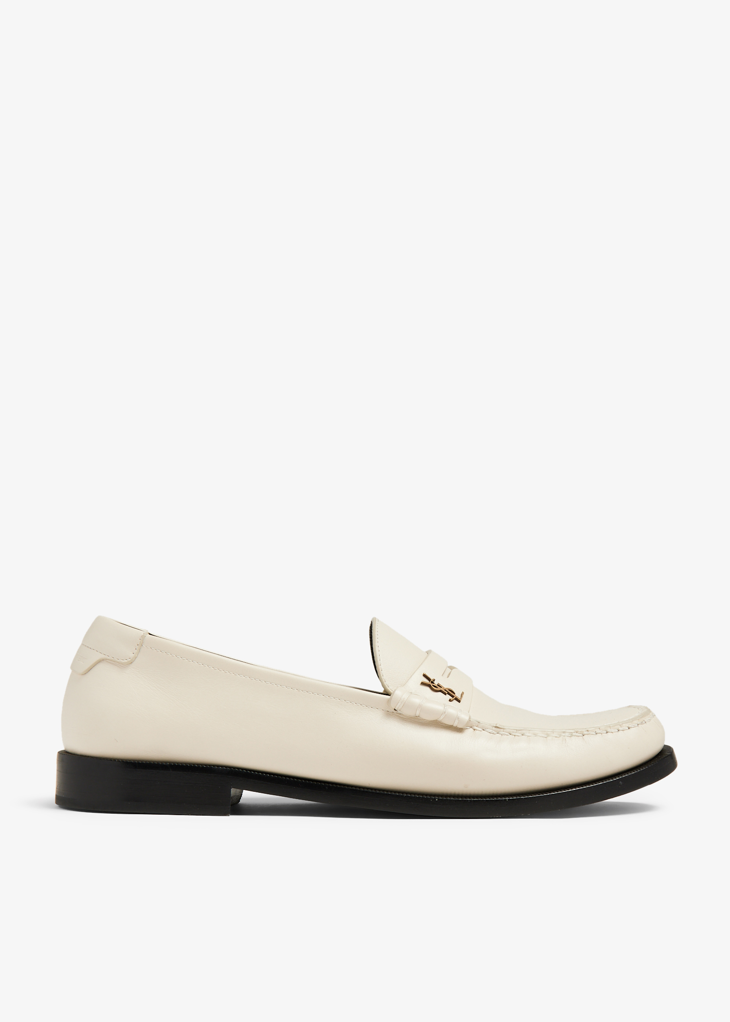 

Le Monogram penny loafers, White