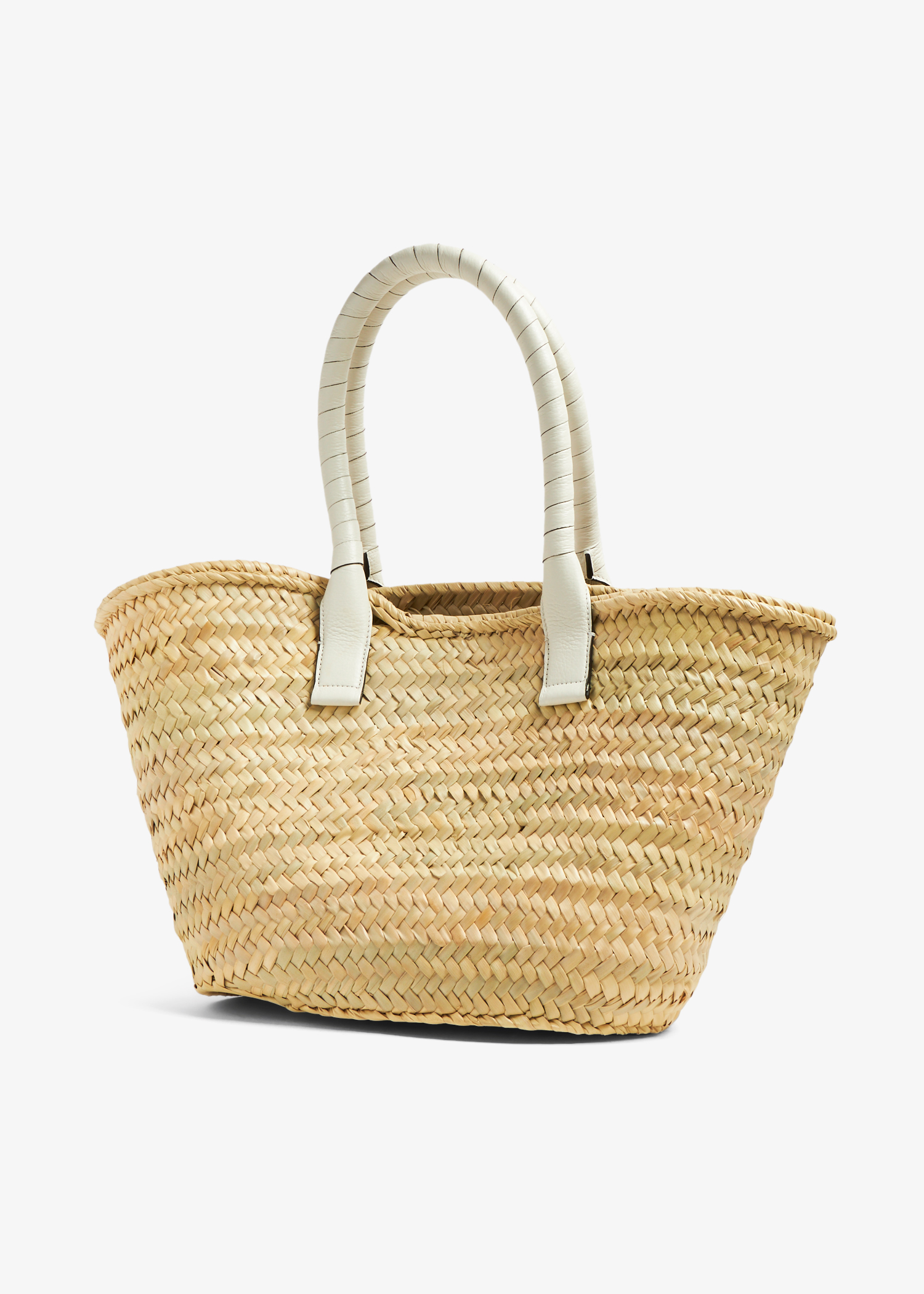

Medium Marcie basket bag, Beige