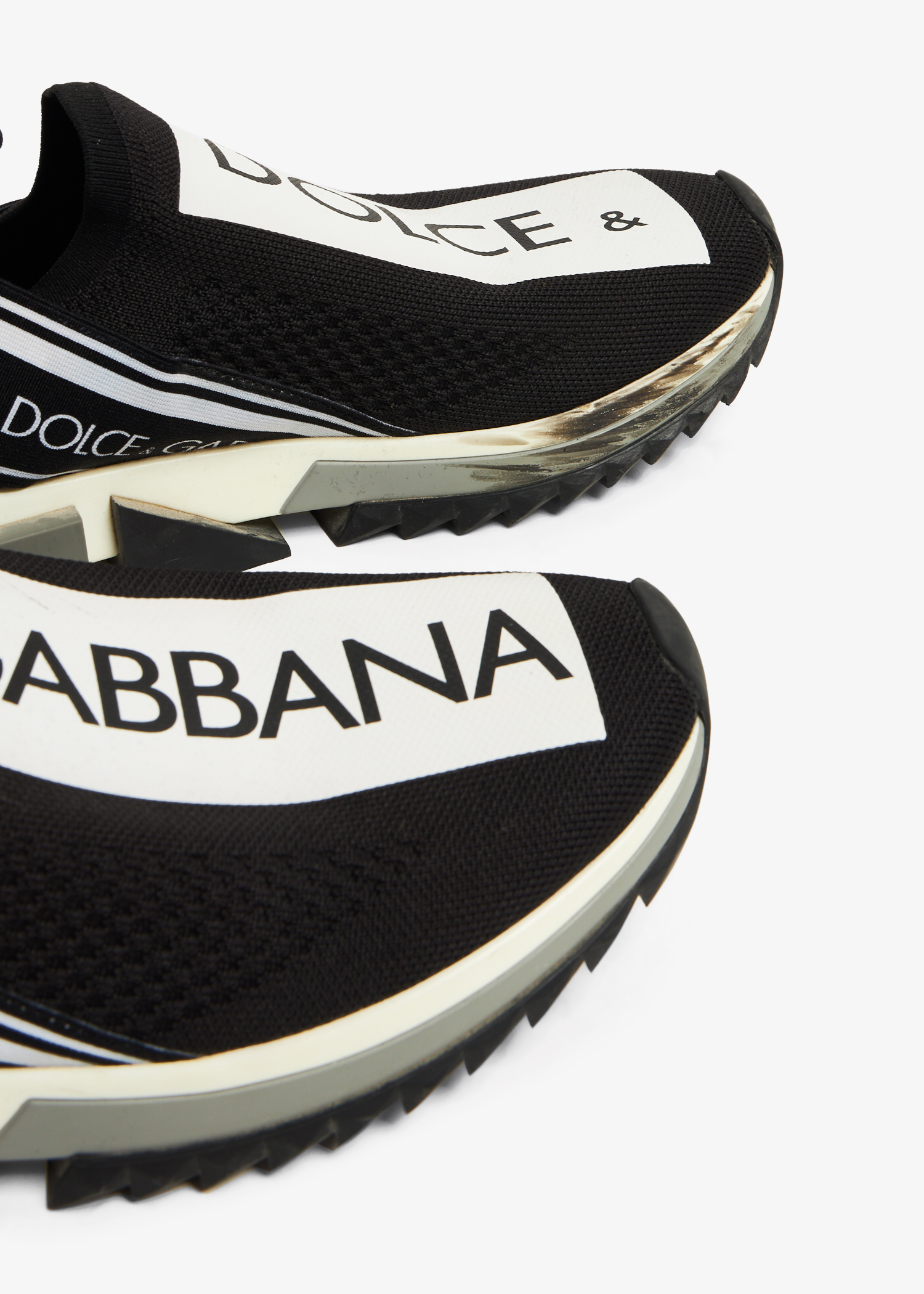 Dolce and gabbana sorrento knitted trainers sales