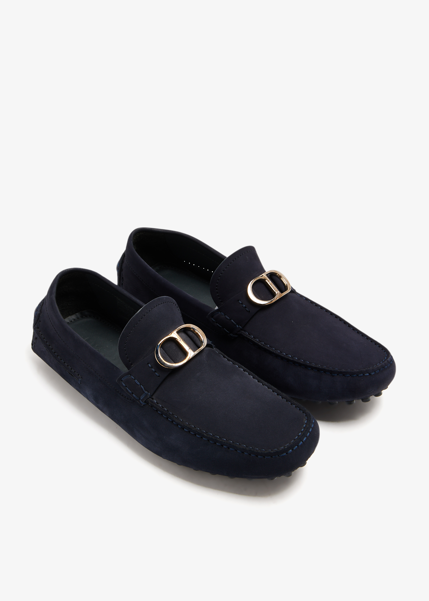 

CD buckle loafers, Blue