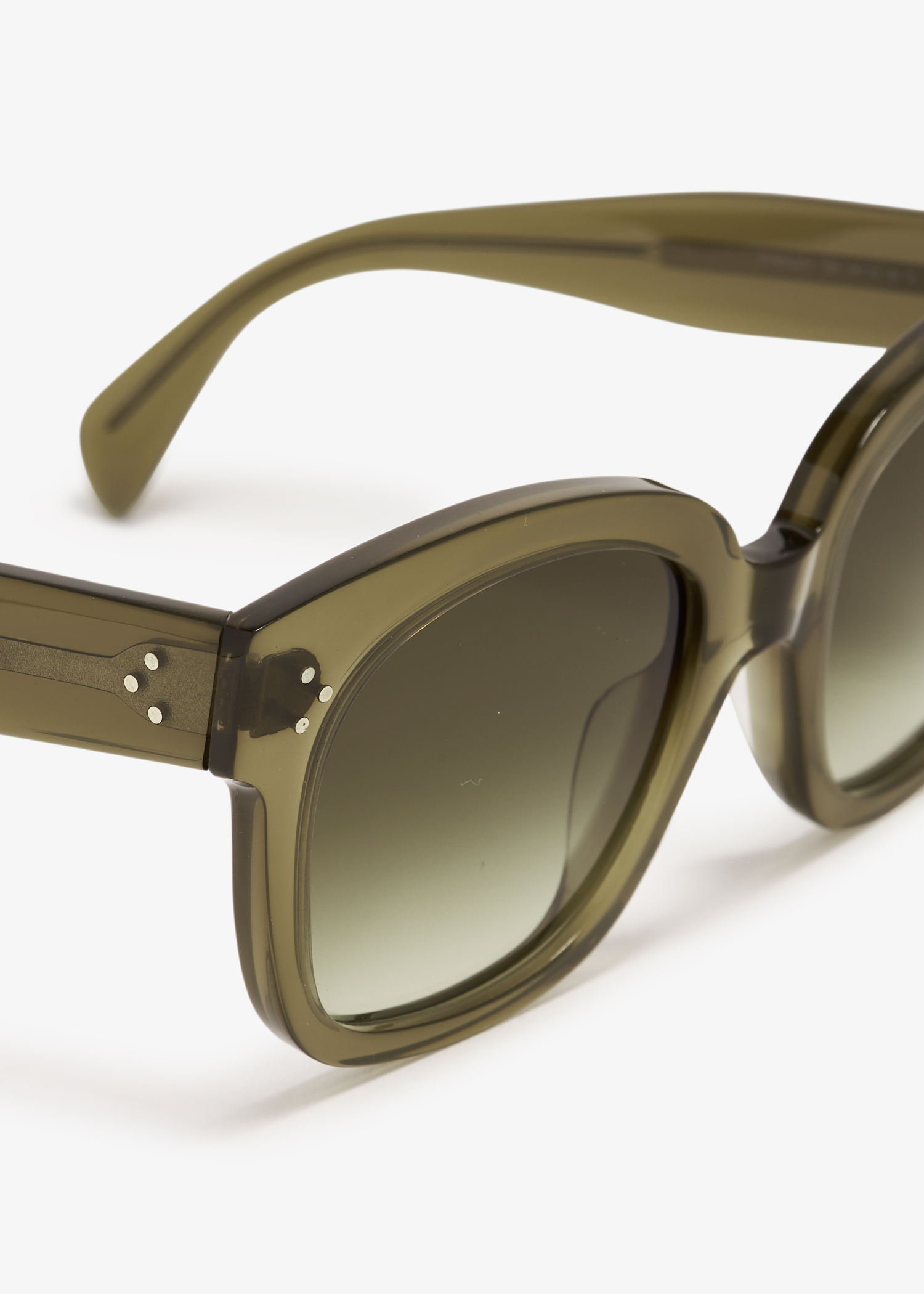 

Oversized S002 sunglasses, Green