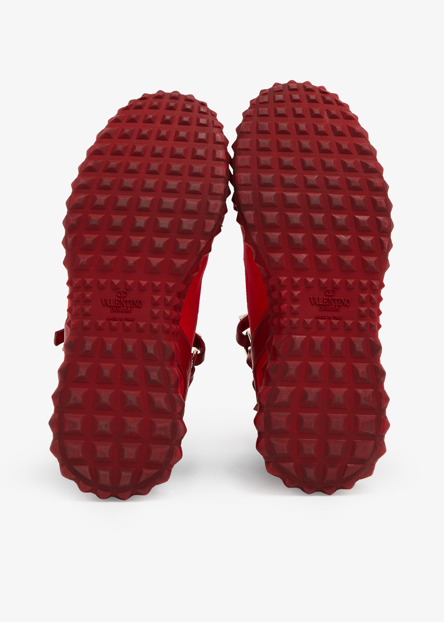 Valentino Garavani Pre-Loved Rockstud stretch-knit sneakers