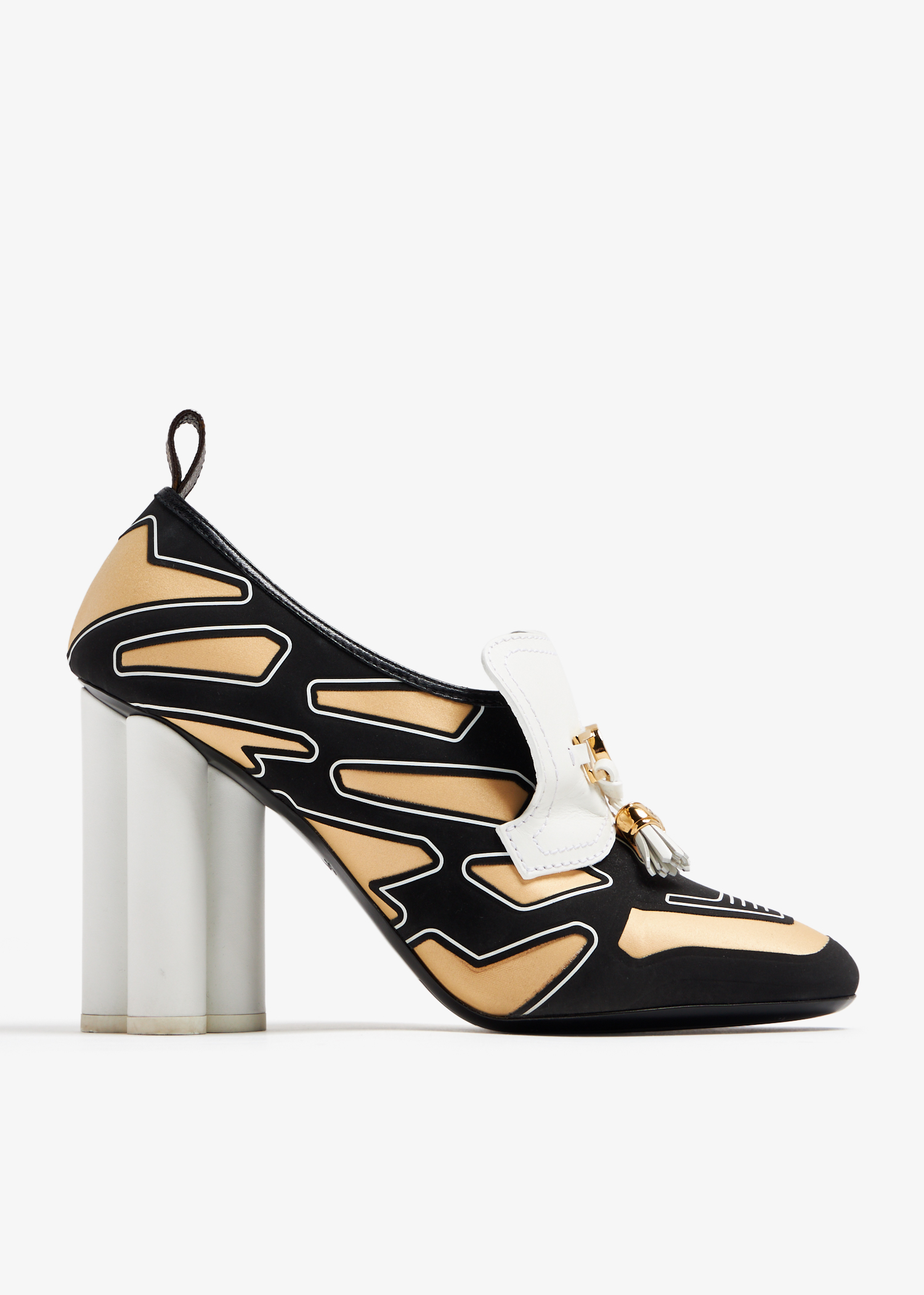 

Tassel loafer pumps, Black