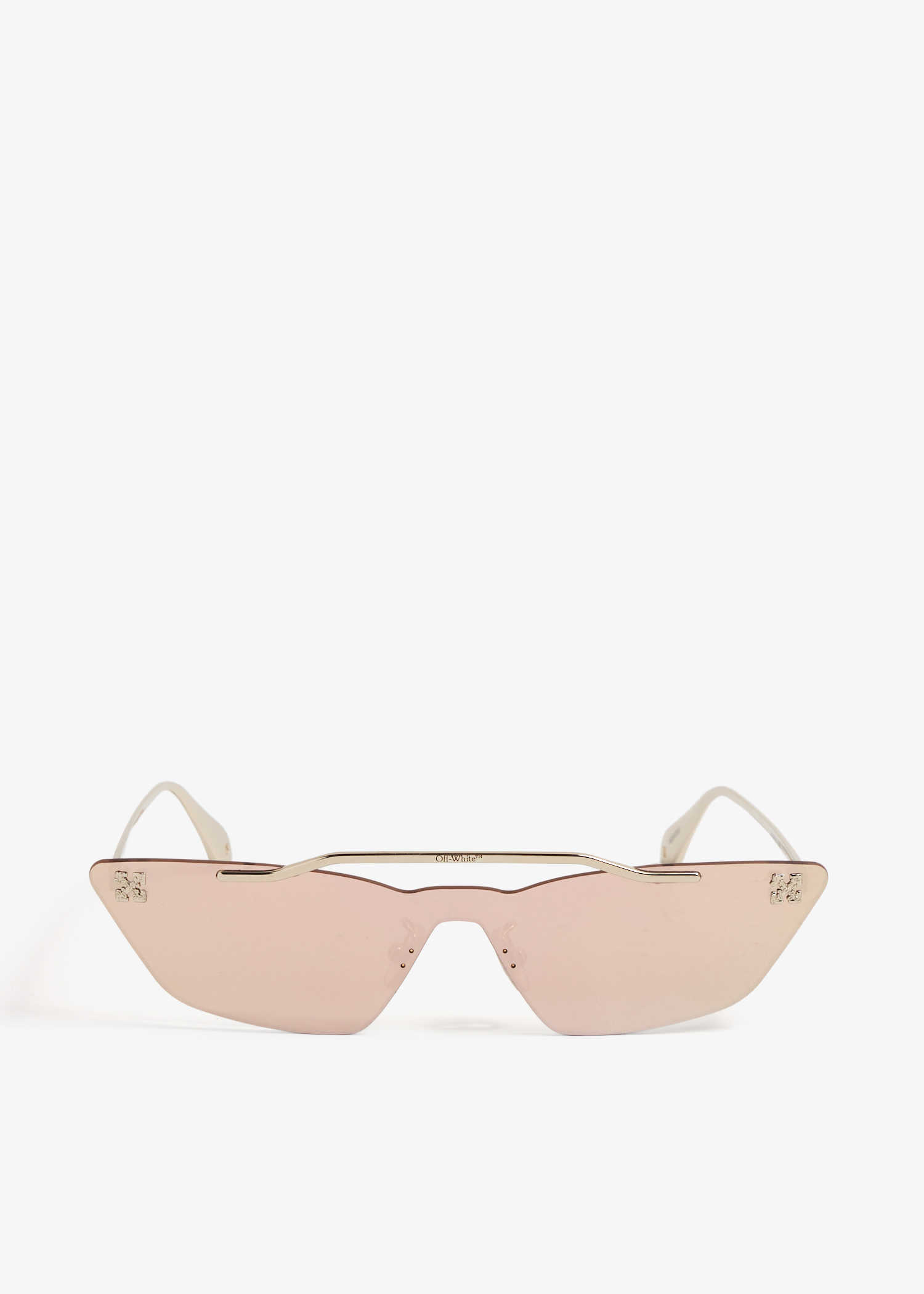 

Metal Mask Geometric frame sunglasses, Metallic