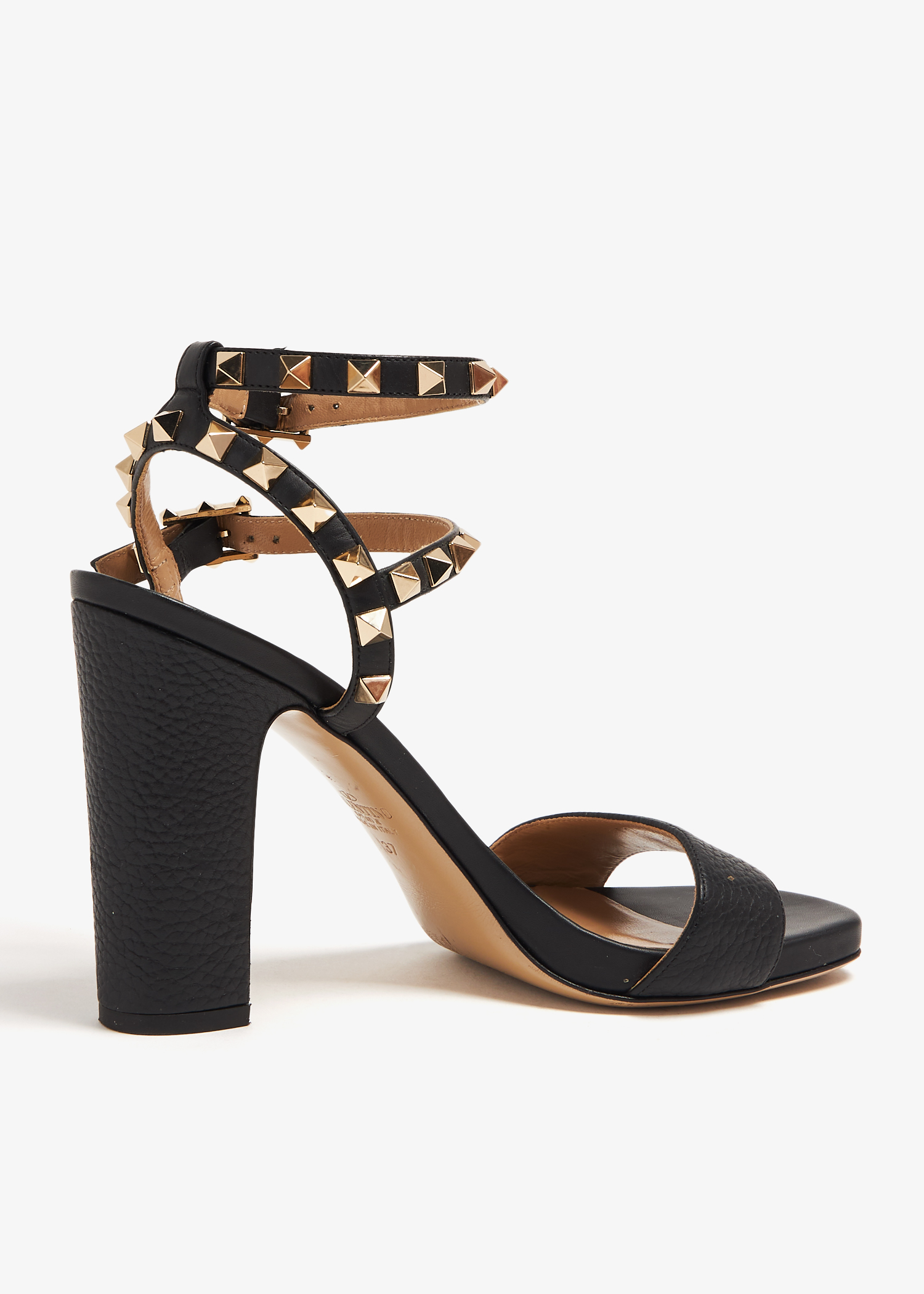 Valentino Rockstud two-tone black and beige pumps with