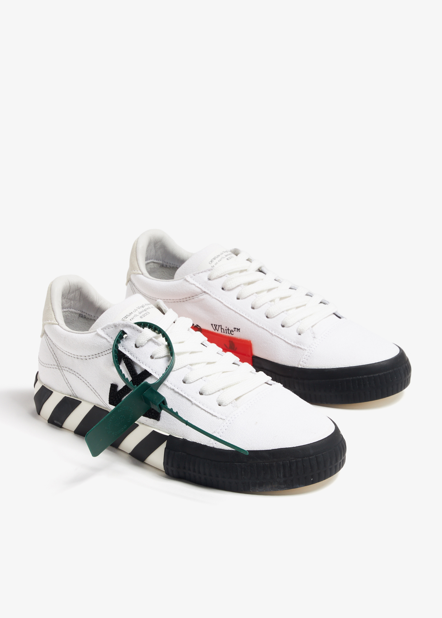 

Low Vulcanised sneakers, White