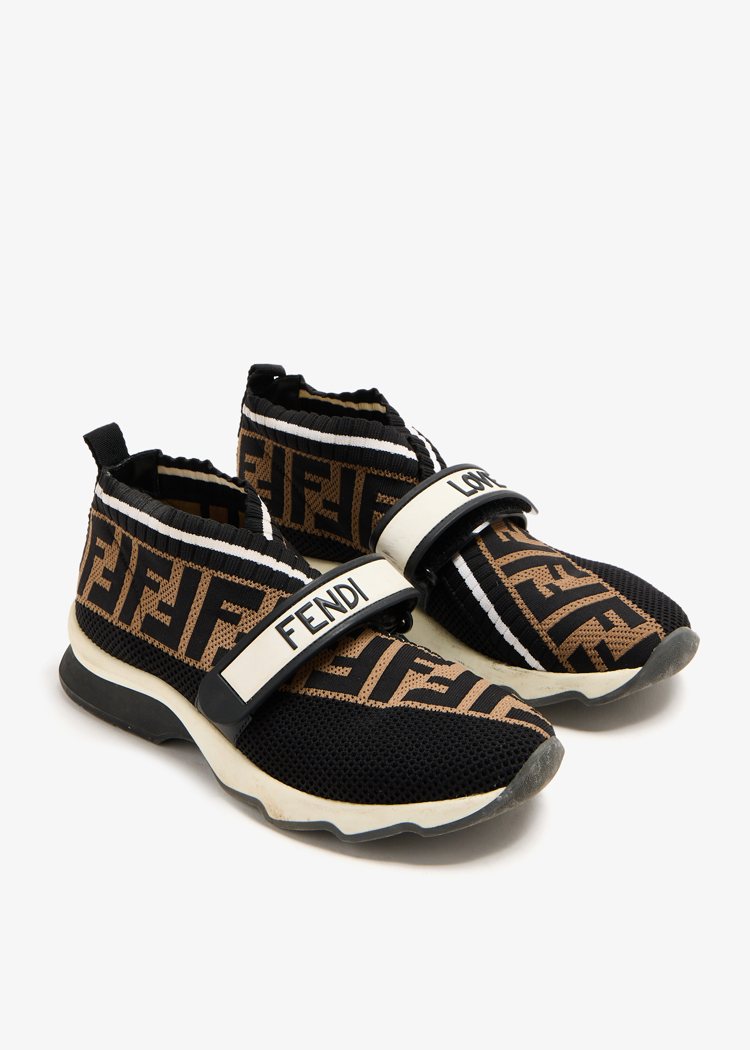 Fendi ff sock sneakers hotsell