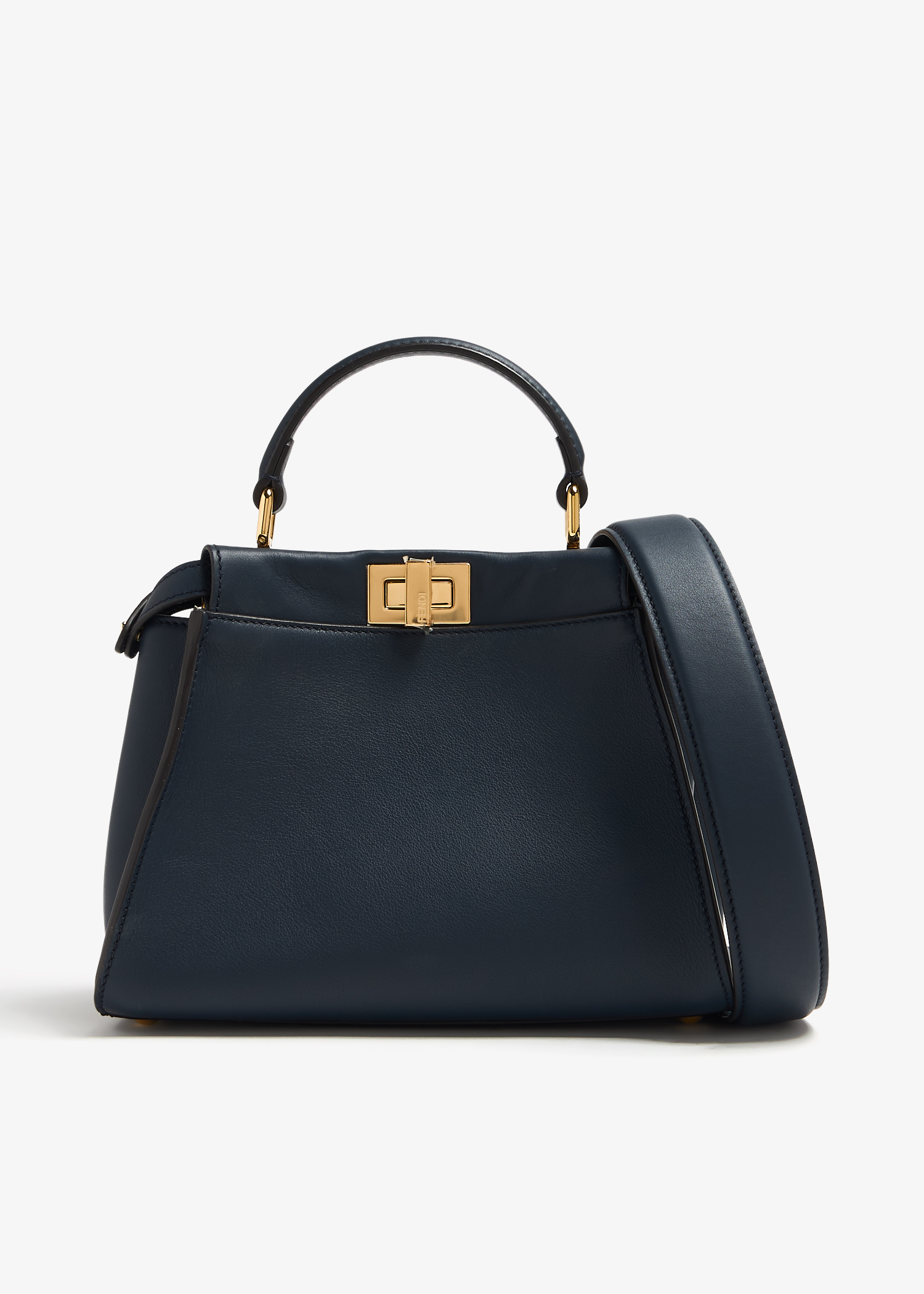 

Small Peekaboo top handle bag, Blue