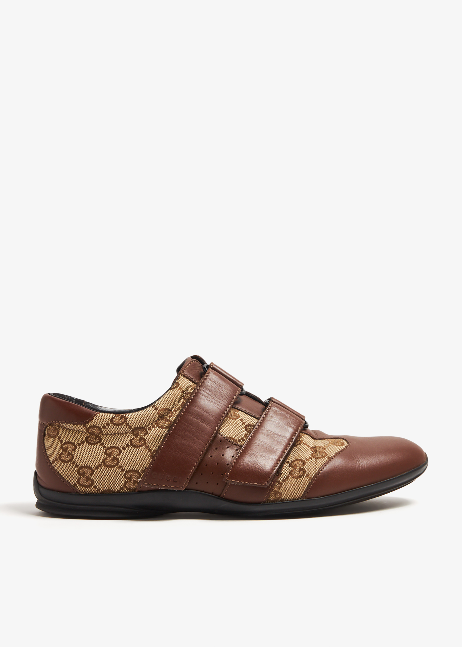 Gucci Pre Loved GG velcro sneakers for Men Printed in KSA Level Shoes