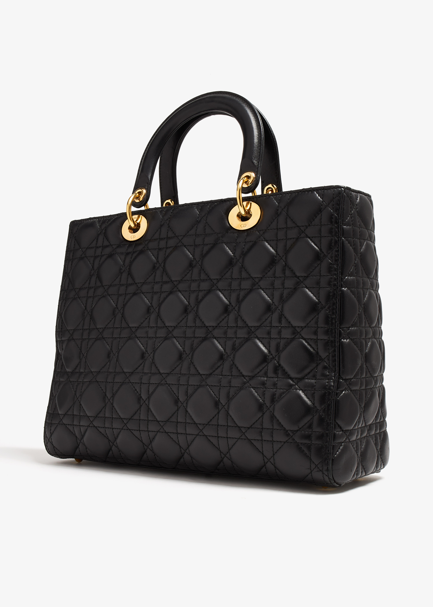 

Large Lady Dior bag, Black