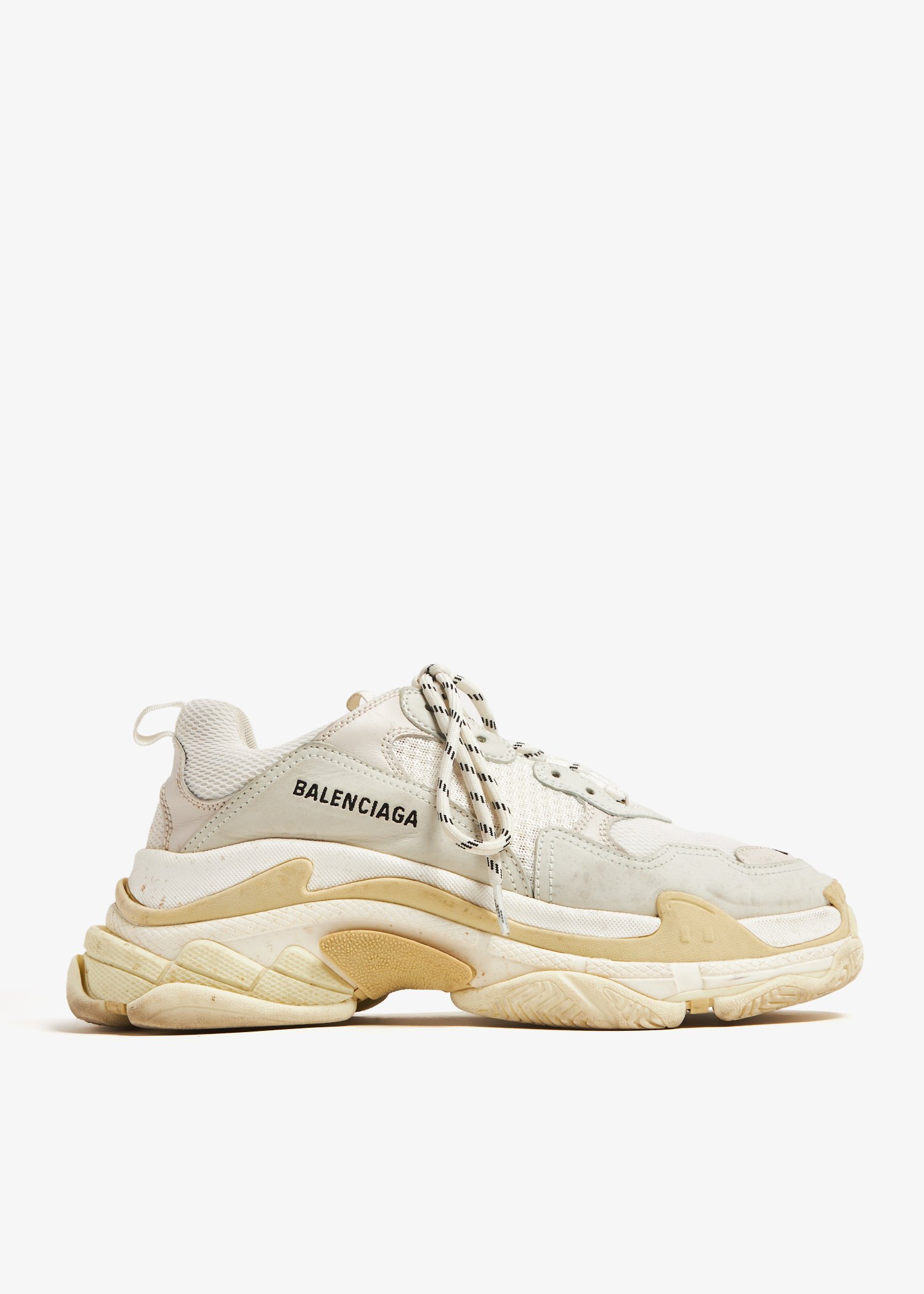 Balenciaga Pre Loved Triple S sneakers for Women White in Oman Level Shoes