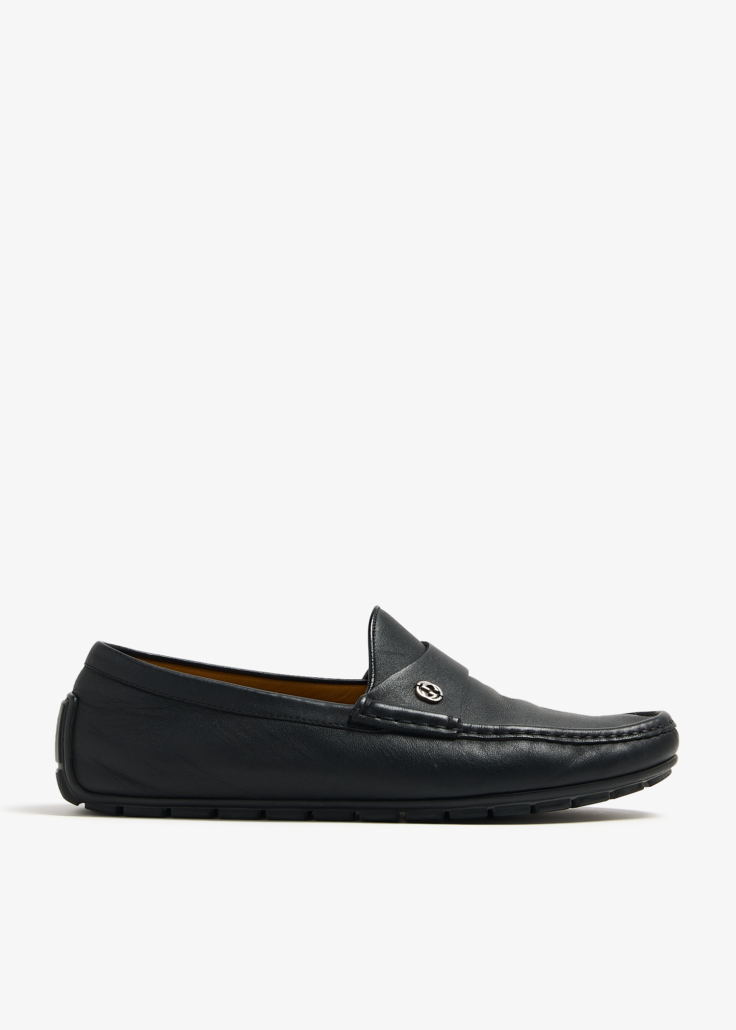 

Interlocking G logo loafers, Black