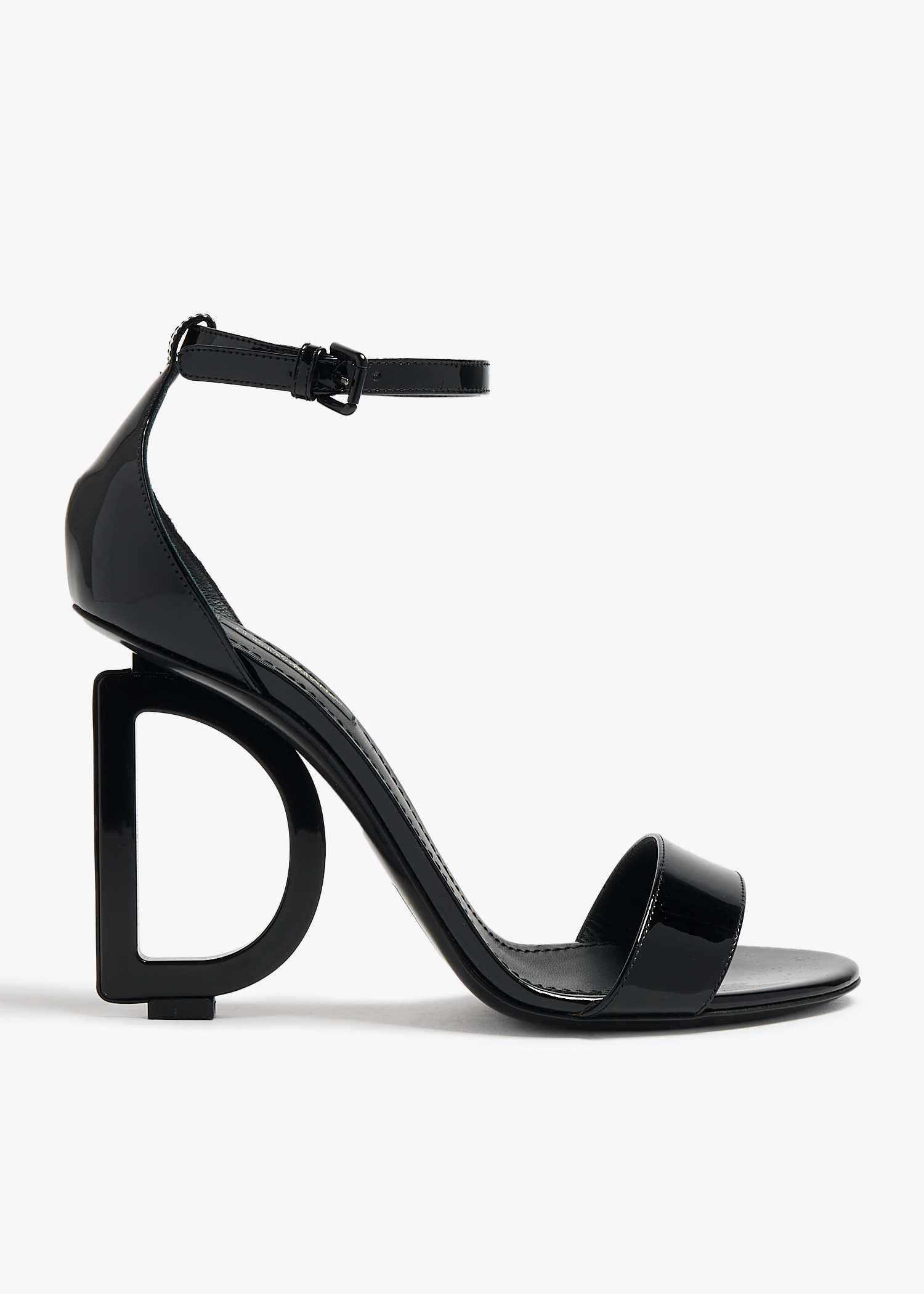 

DG heel sandals, Black