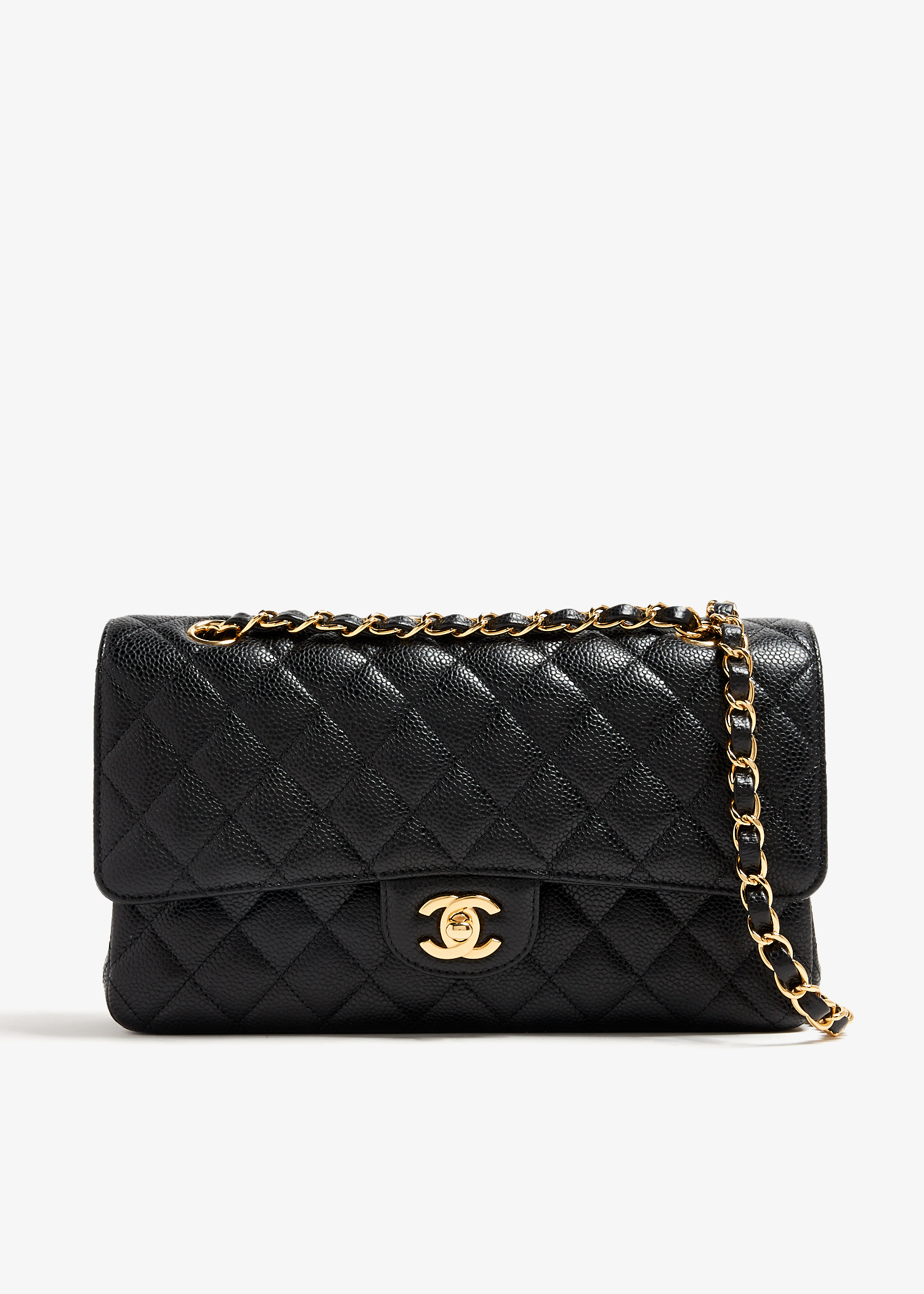 

Quilted crossbody bag, Black