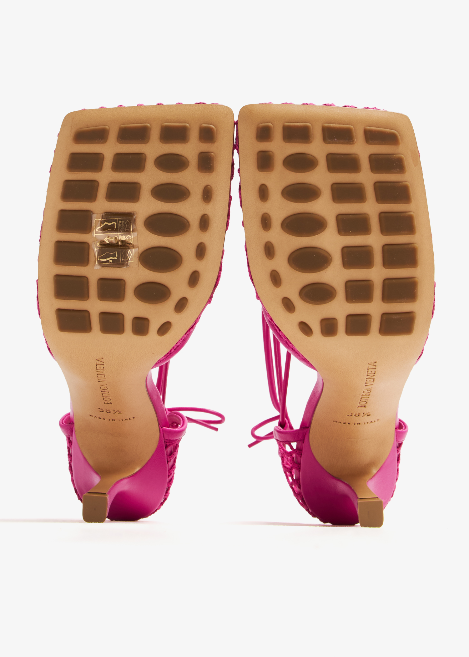 Bottega Veneta Pre-Loved Stretch sandals for Women - Pink in