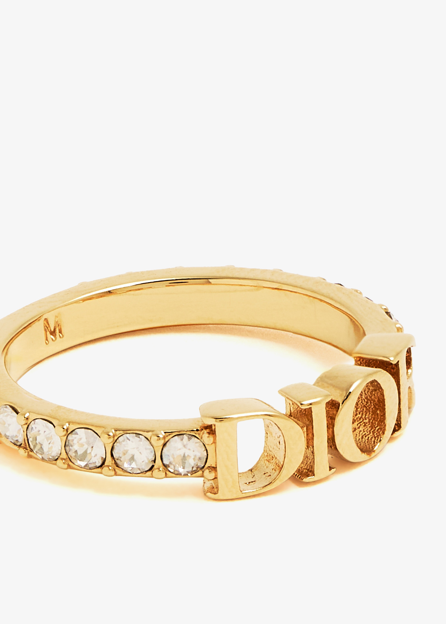 Dior Pre-Loved Dio(r)evolution crystal-embellished ring for