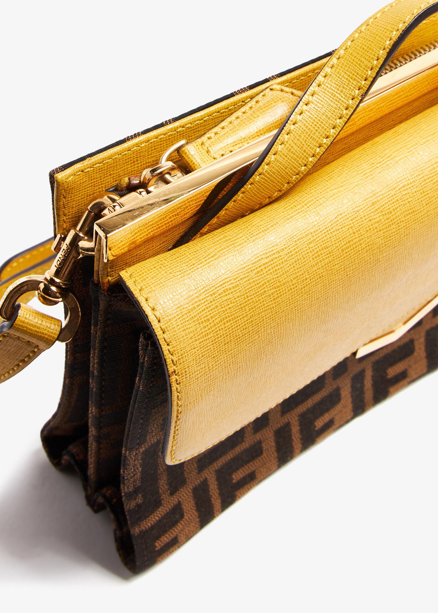 FENDI Pre-Loved Demi Jour top-handle bag for Women - Yellow