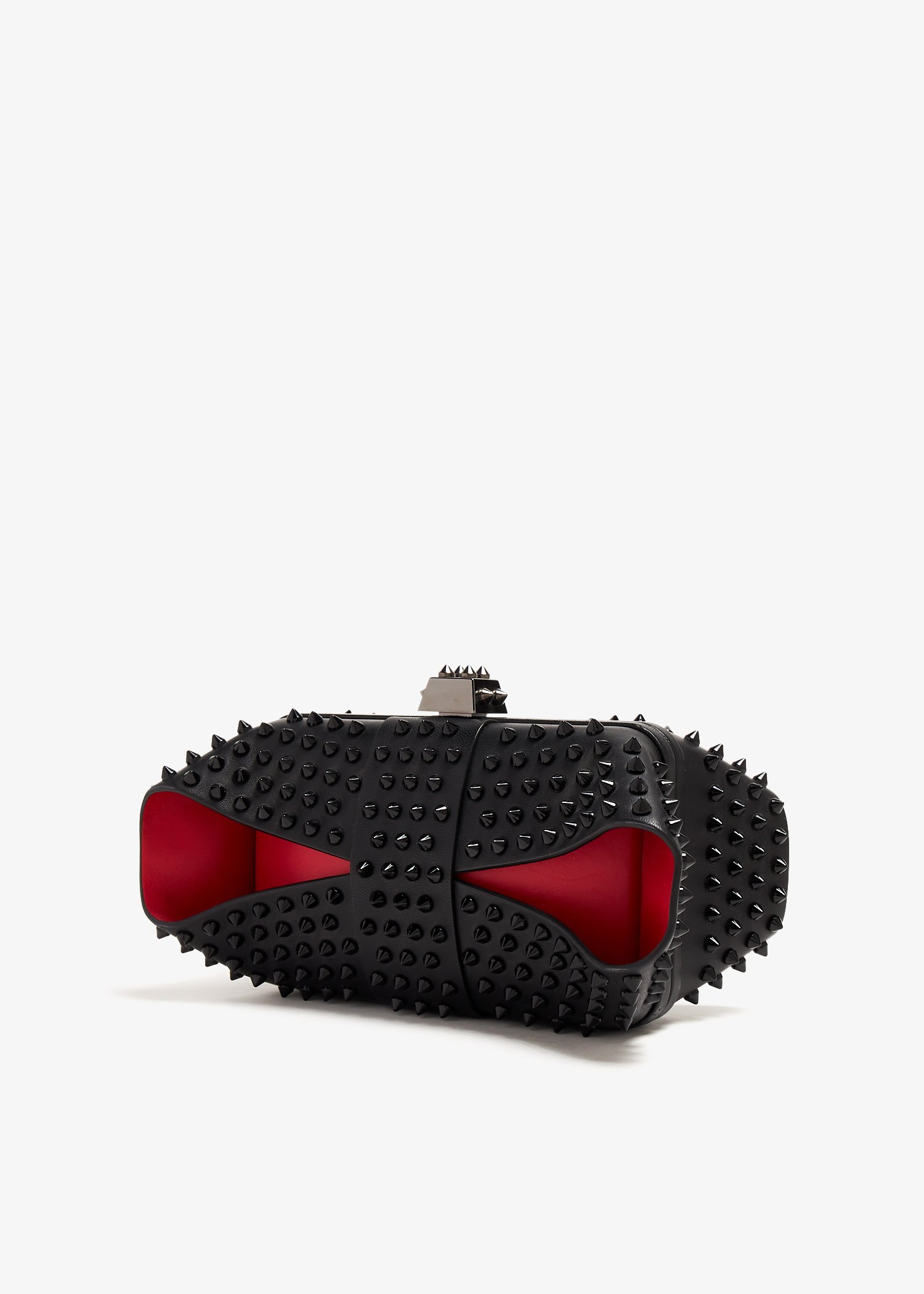 Christian Louboutin Pre Loved Grandotto Spike clutch bag for Women Black in KSA Level Shoes