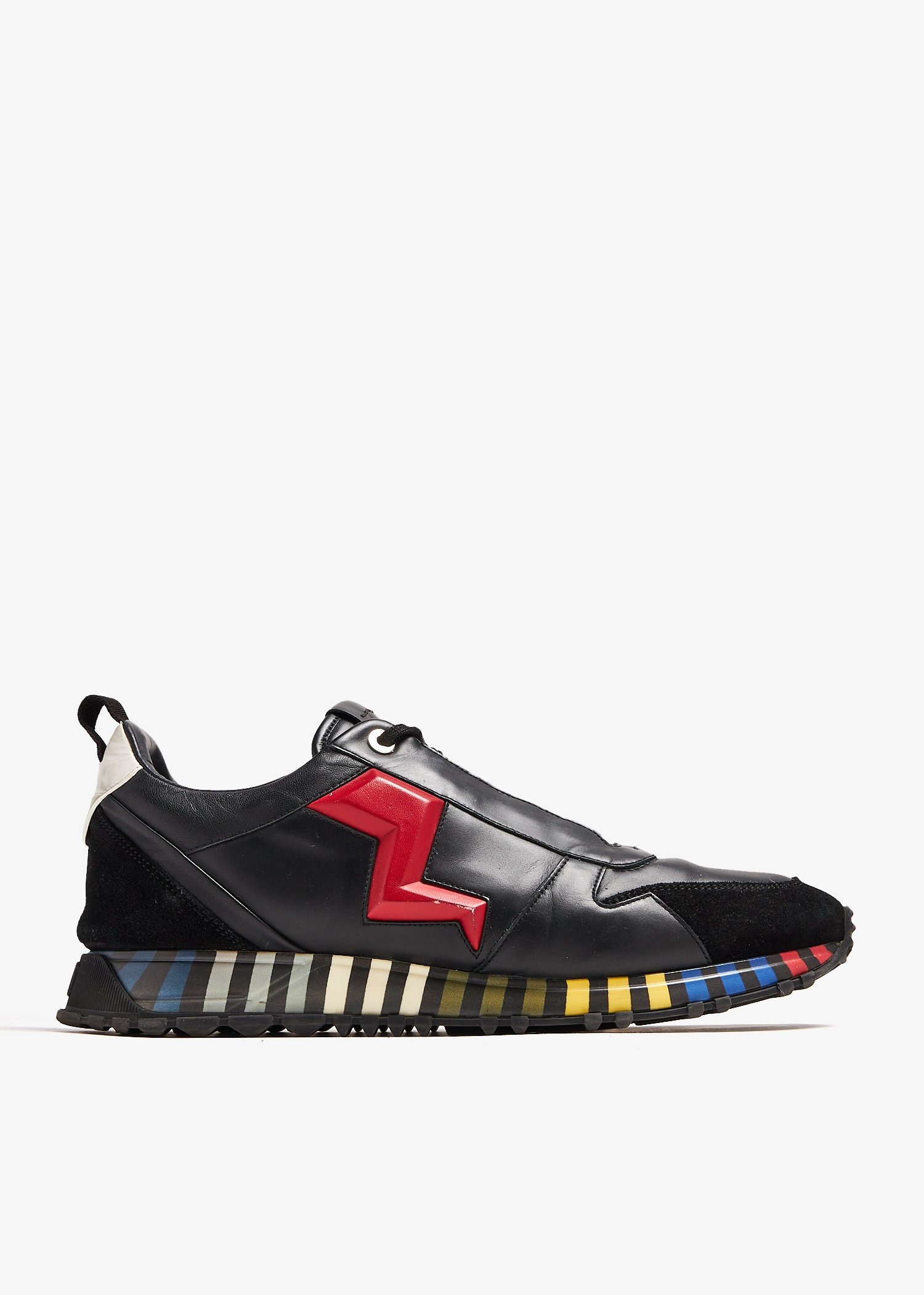 Fendi Pre Loved Lightning Bolt sneakers for Men Black in KSA Level Shoes