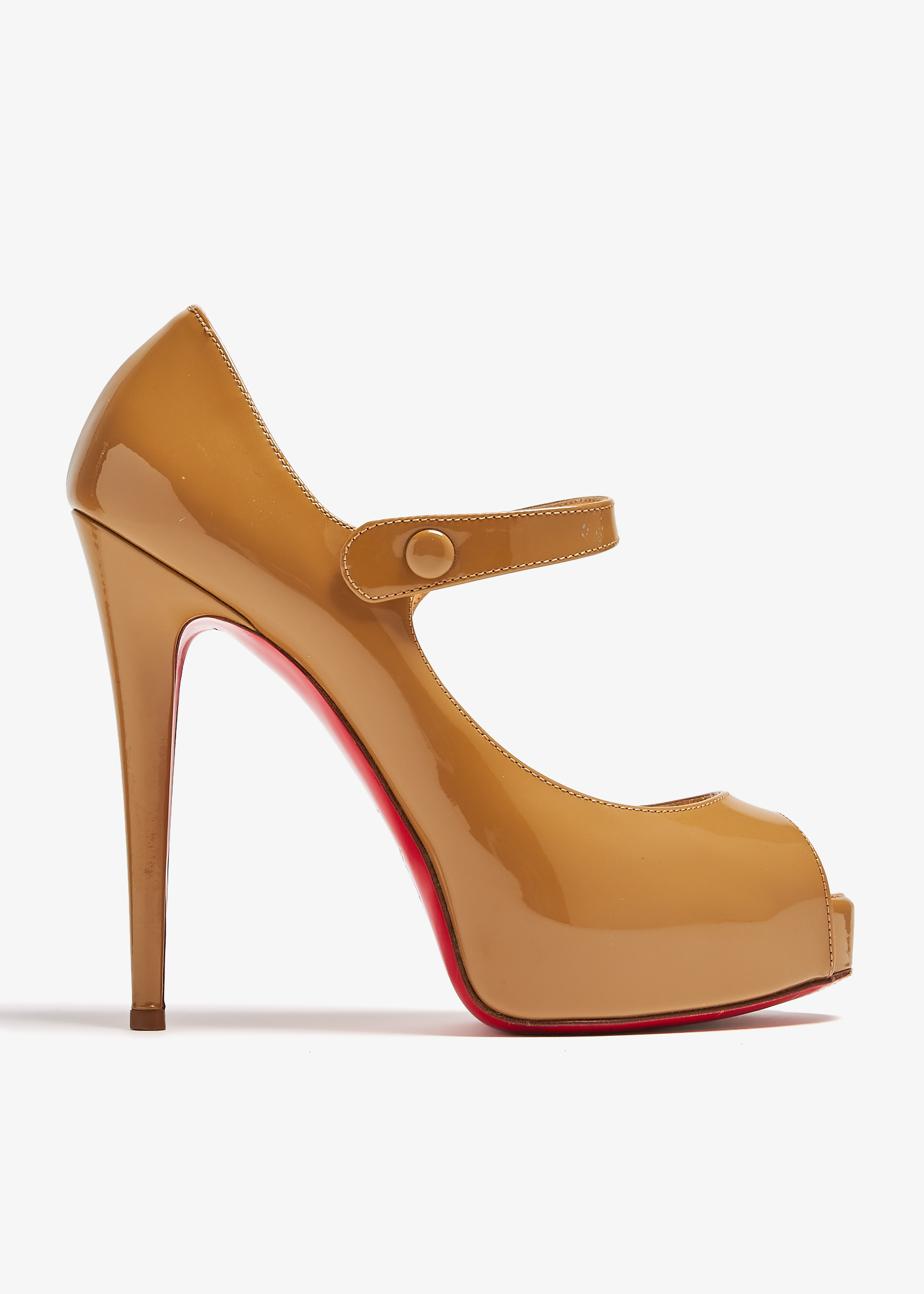 Christian Louboutin Pre-Loved Zeppa pumps for Women - Beige