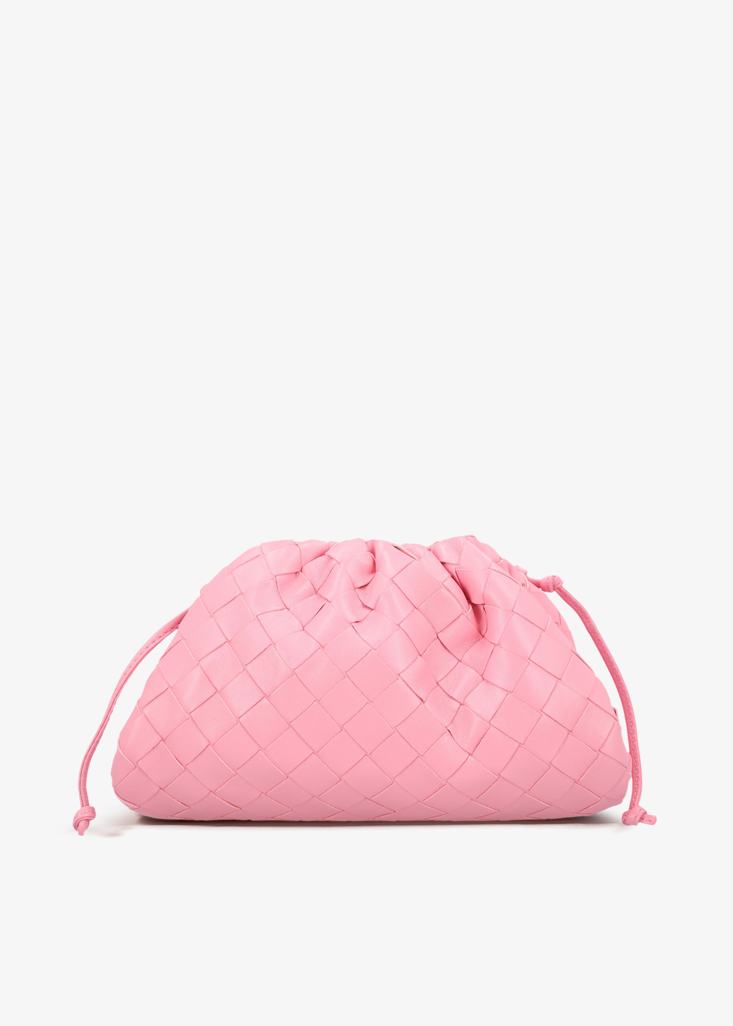Bottega Veneta Pre Loved Mini pouch clutch for Women Pink in KSA Level Shoes