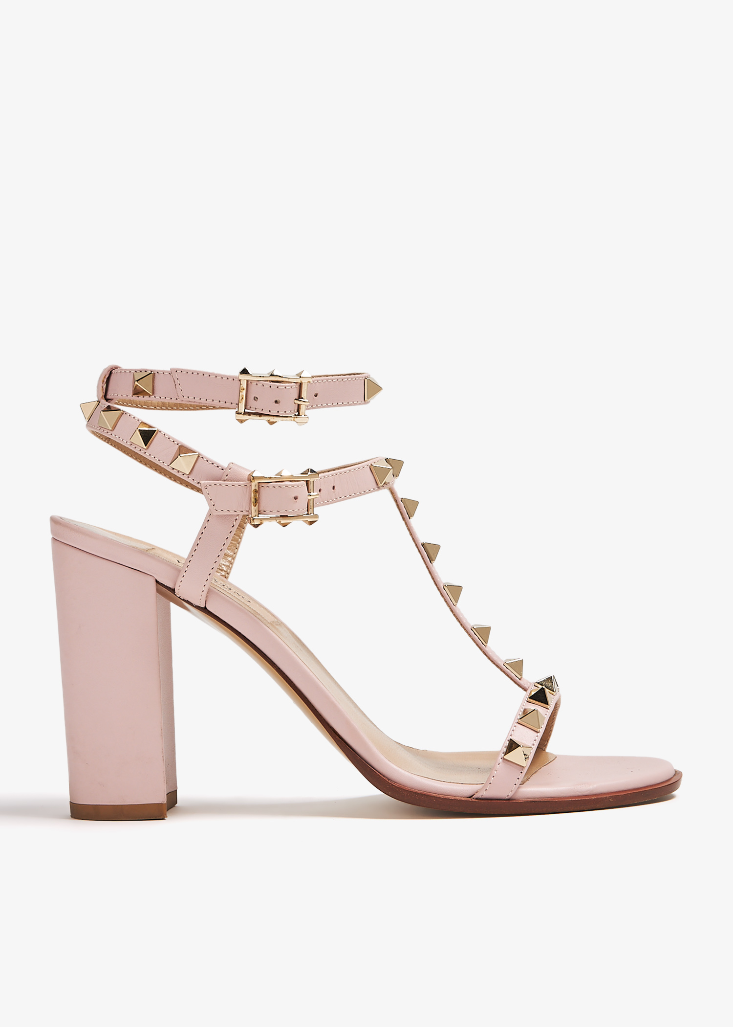 

Rockstud sandals, Pink