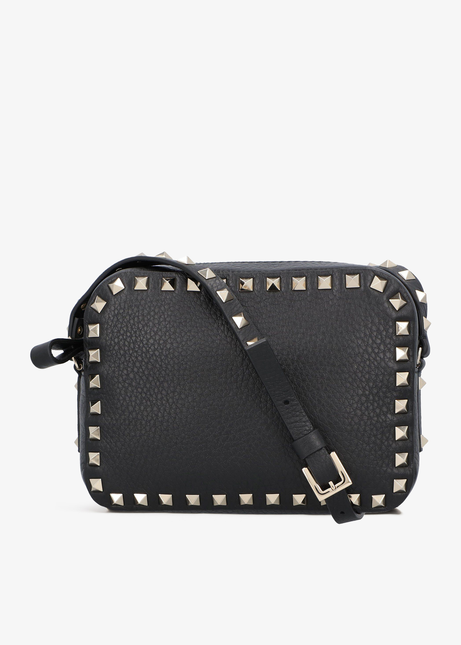 

Rockstud small crossbody bag, Black