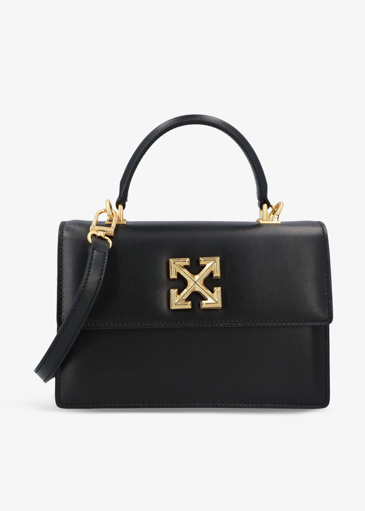 Off-White Pre-Loved Jitney 1.4 top-handle bag for Women - Black in 