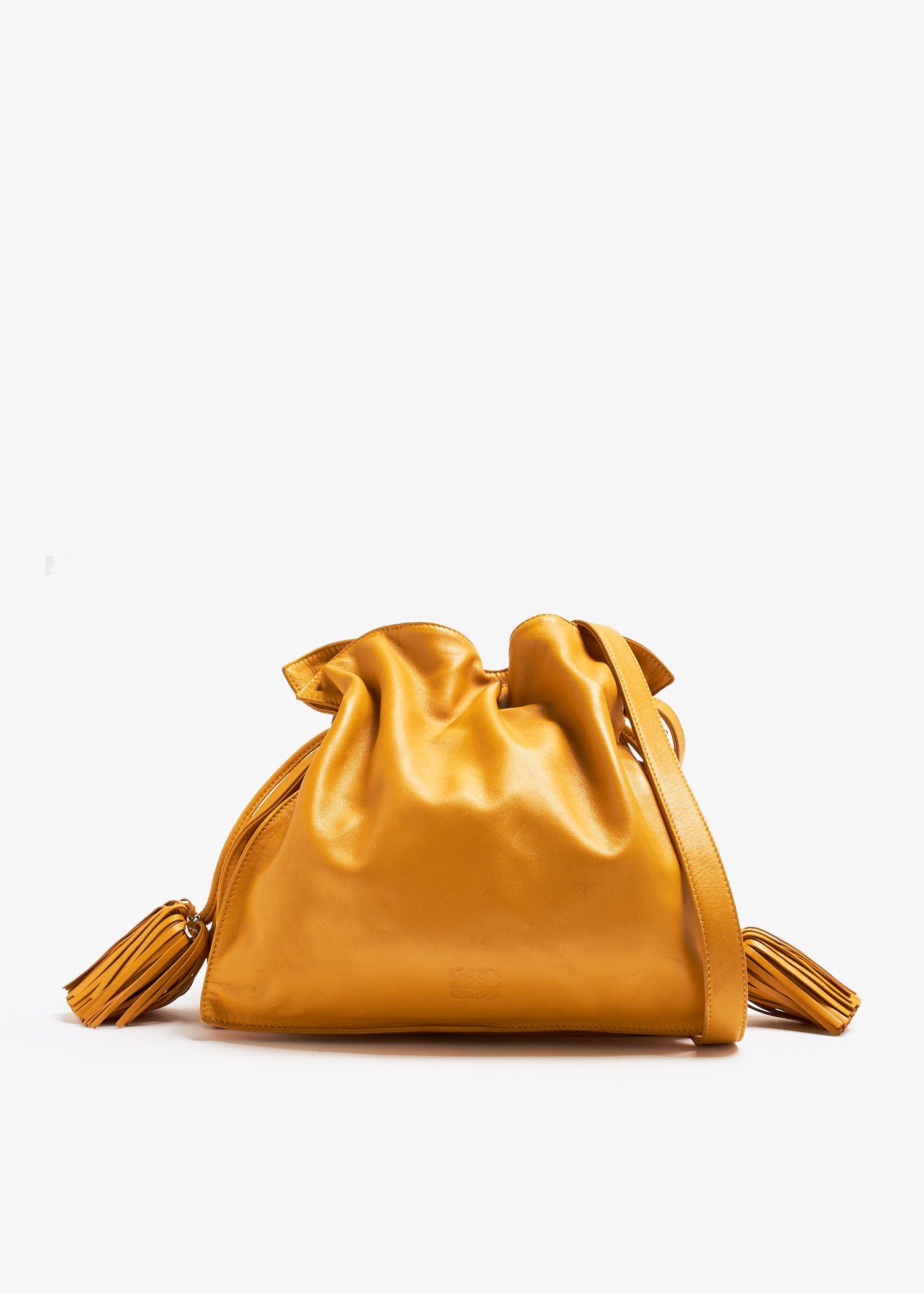 Loewe Pre Loved Vintage Flamenco medium shoulder bag for Women Yellow in KSA Level Shoes