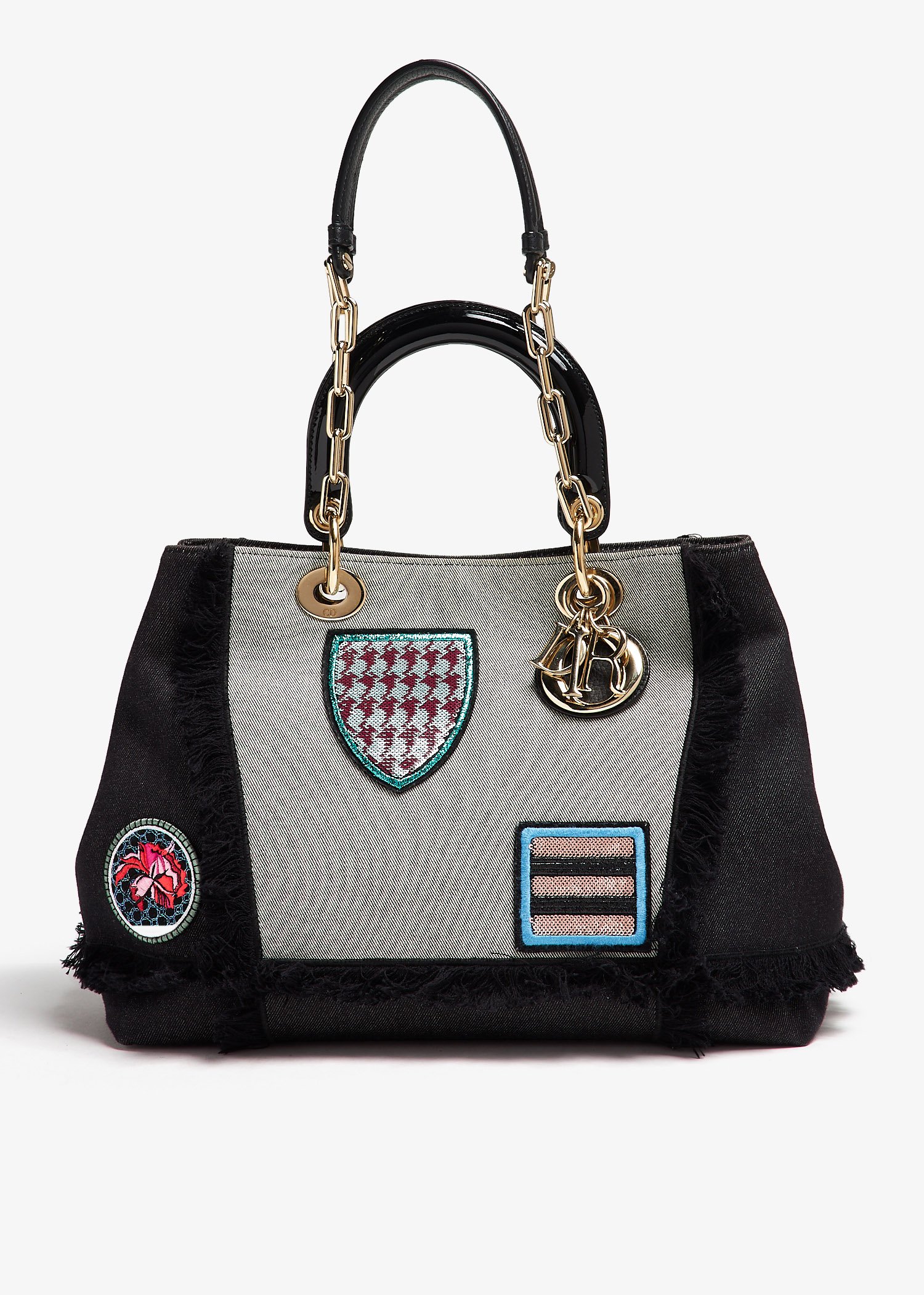 

Dior D Light embellished tote bag, Navy