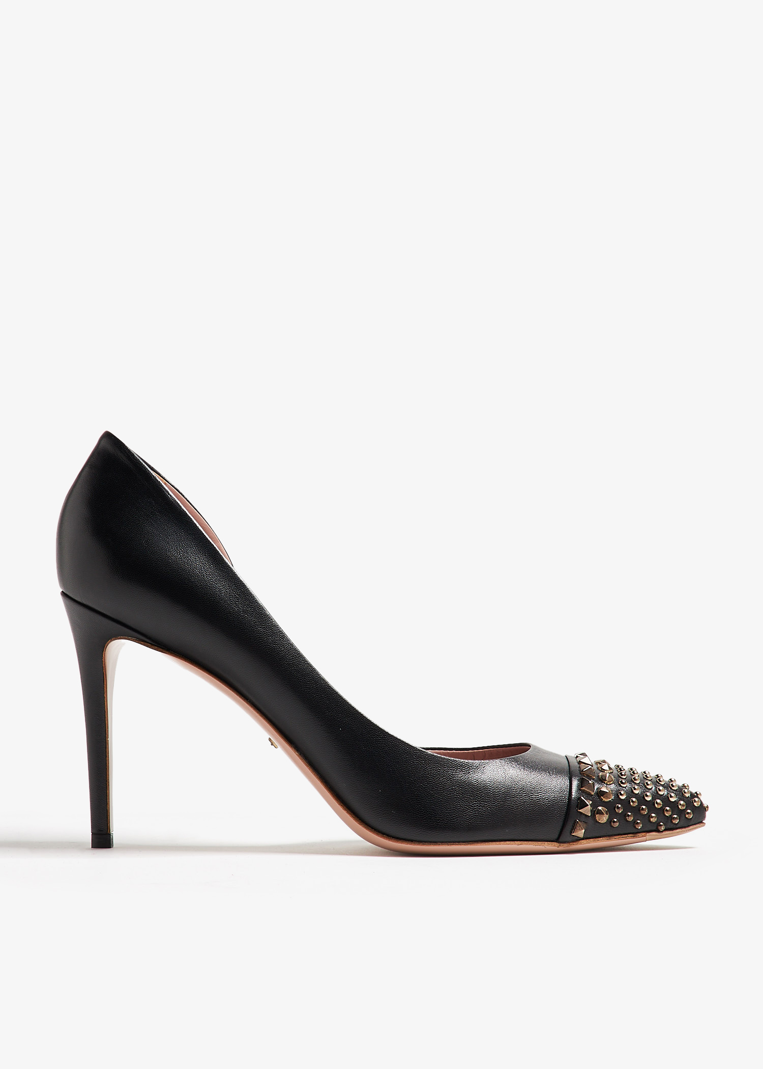 

Studded d'Orsay pumps, Black