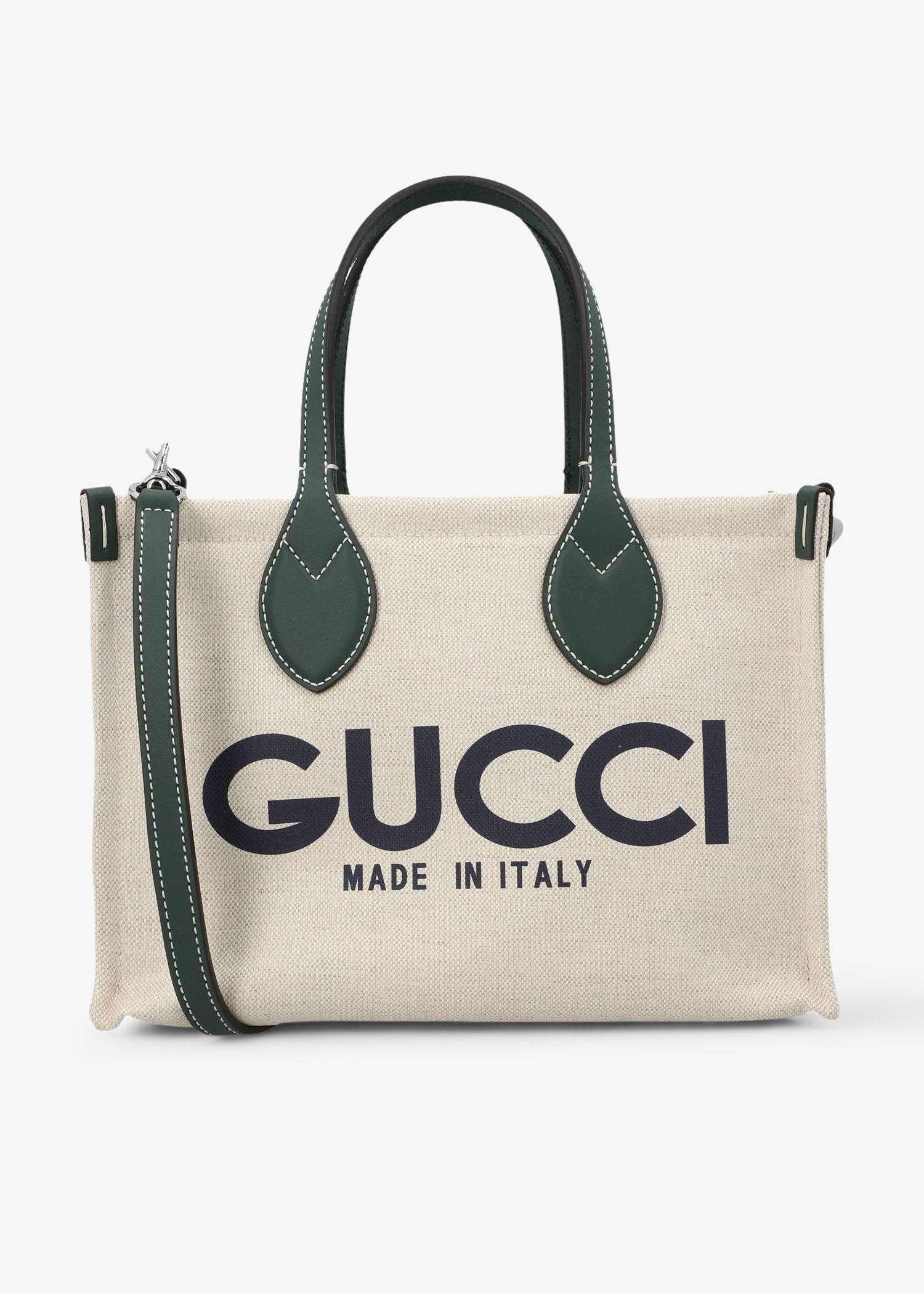 

Small Gucci-print tote bag, Beige