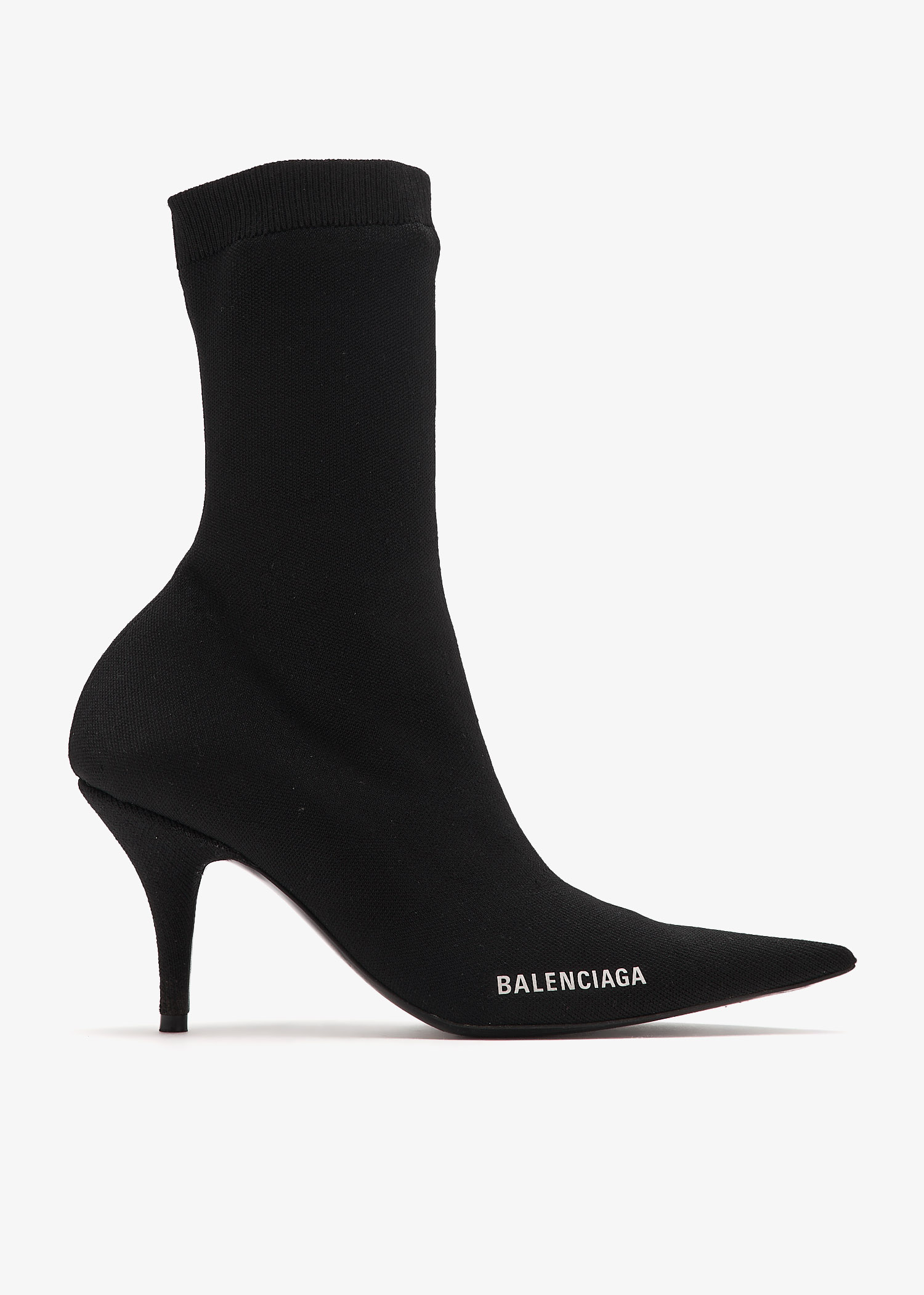 

Signature Logo Sock boots, Black