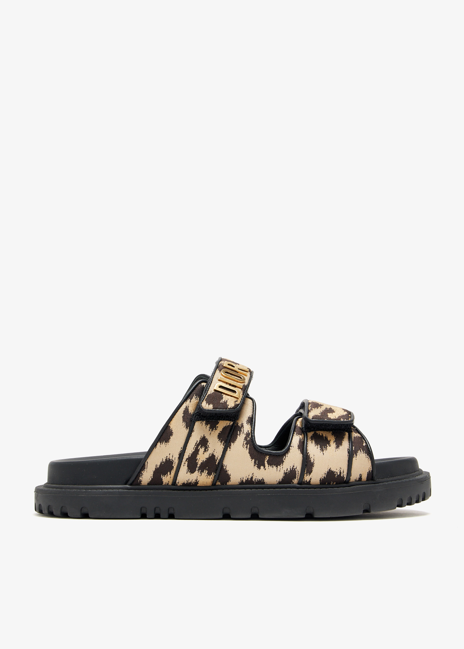 

Dioract slide sandals, Animal printed