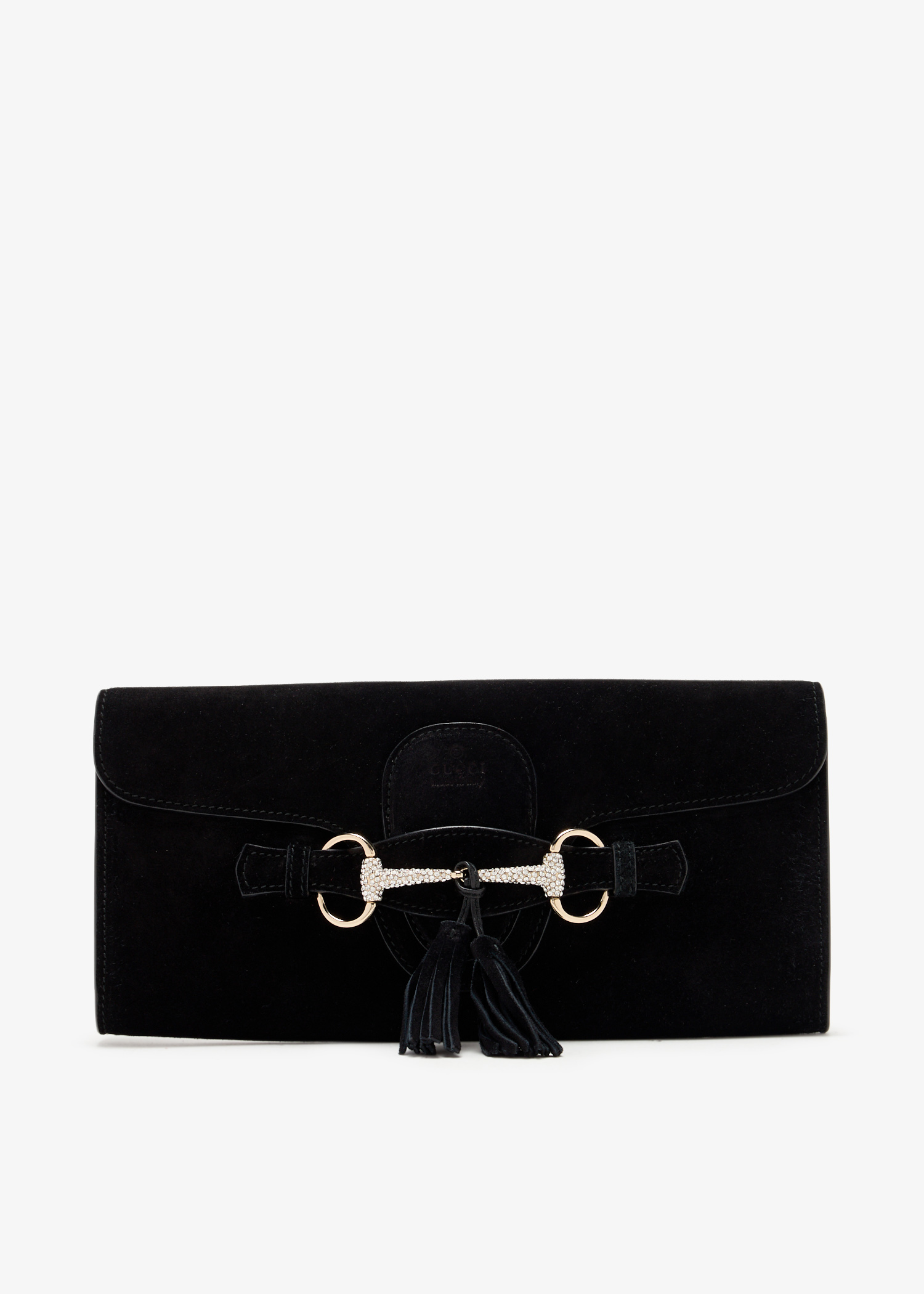 

Broadway Horsebit clutch bag, Black
