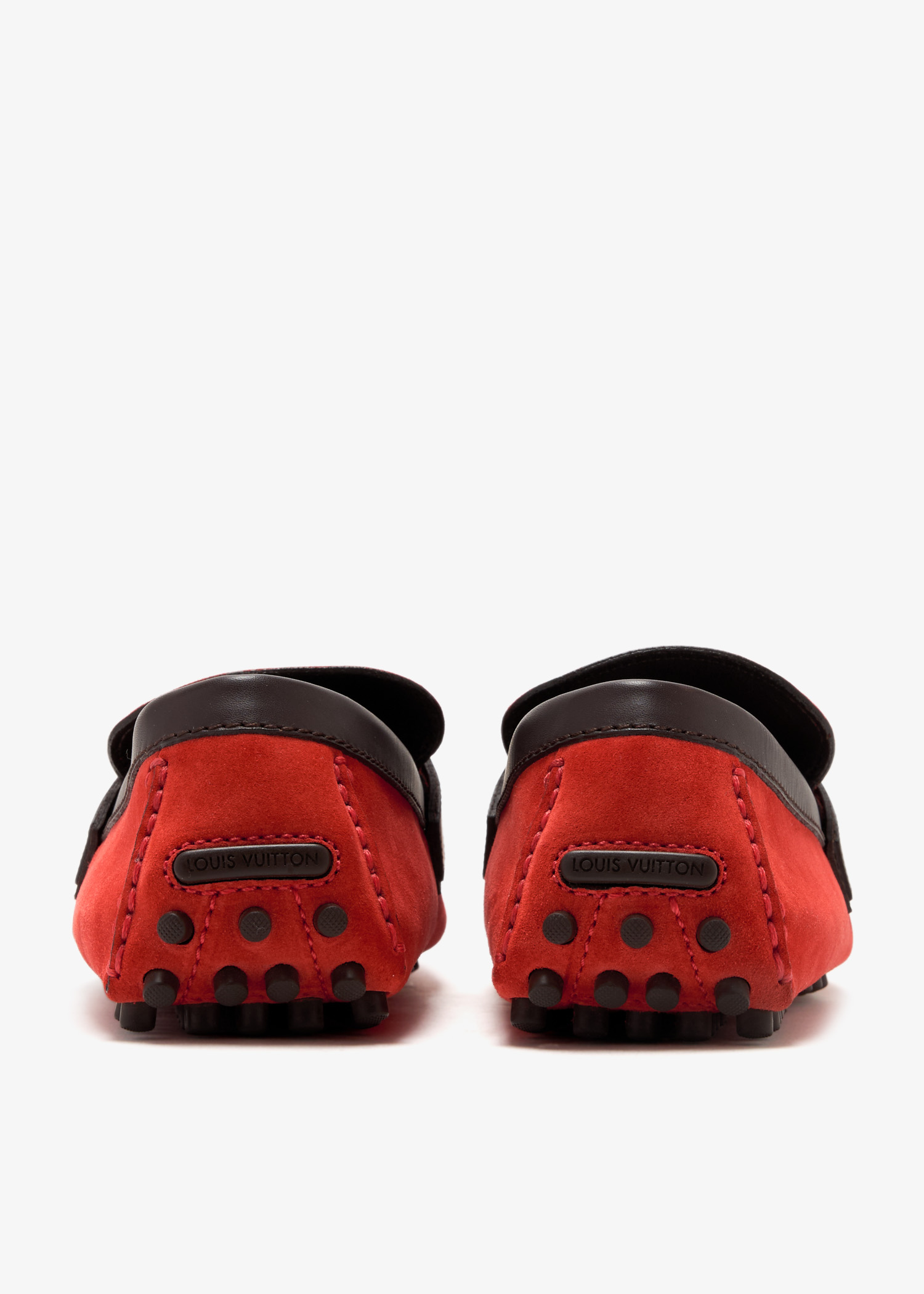Louis Vuitton Pre-Loved Oxford loafers for Men - Red in UAE