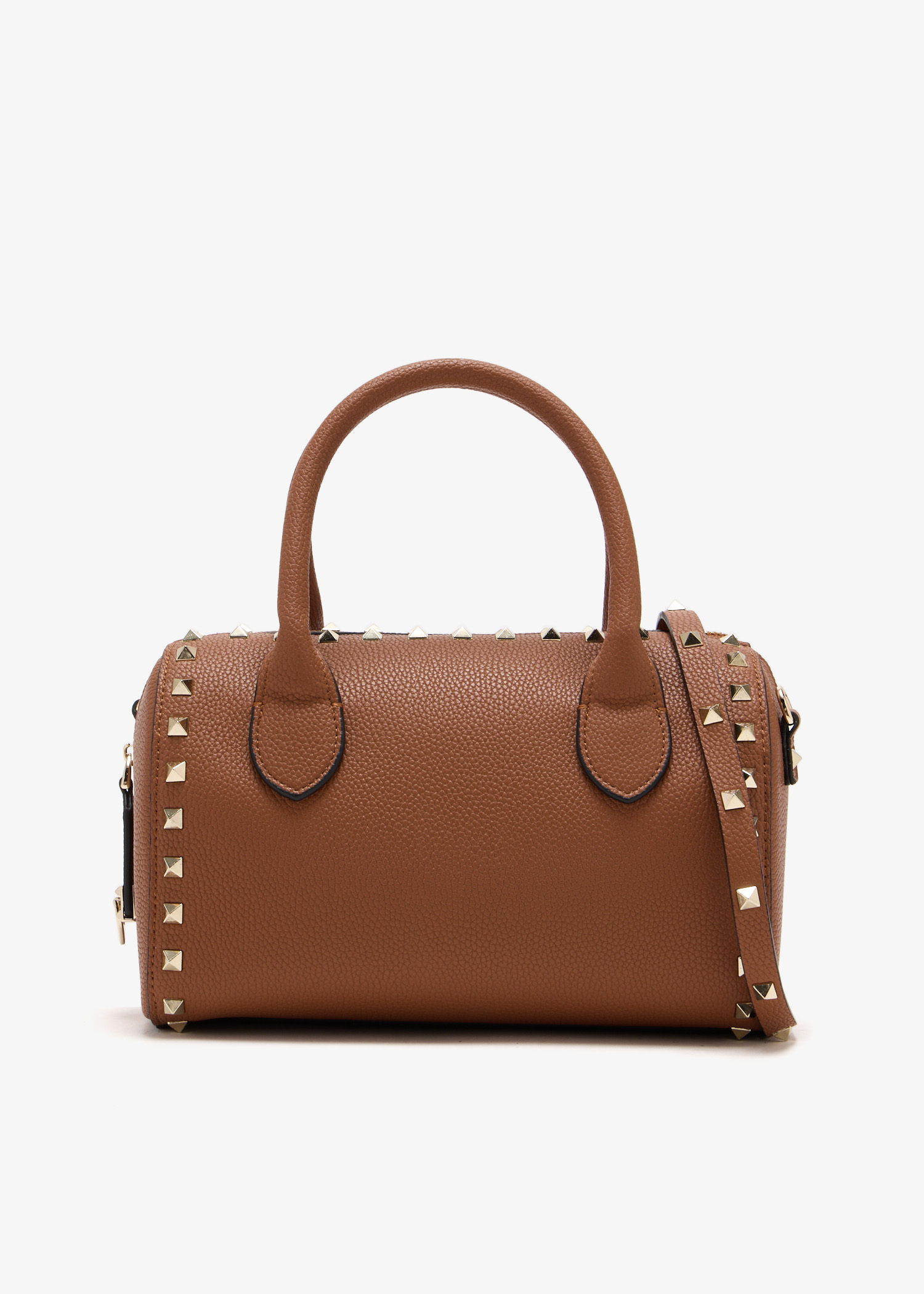

Rockstud Bowling bag, Brown