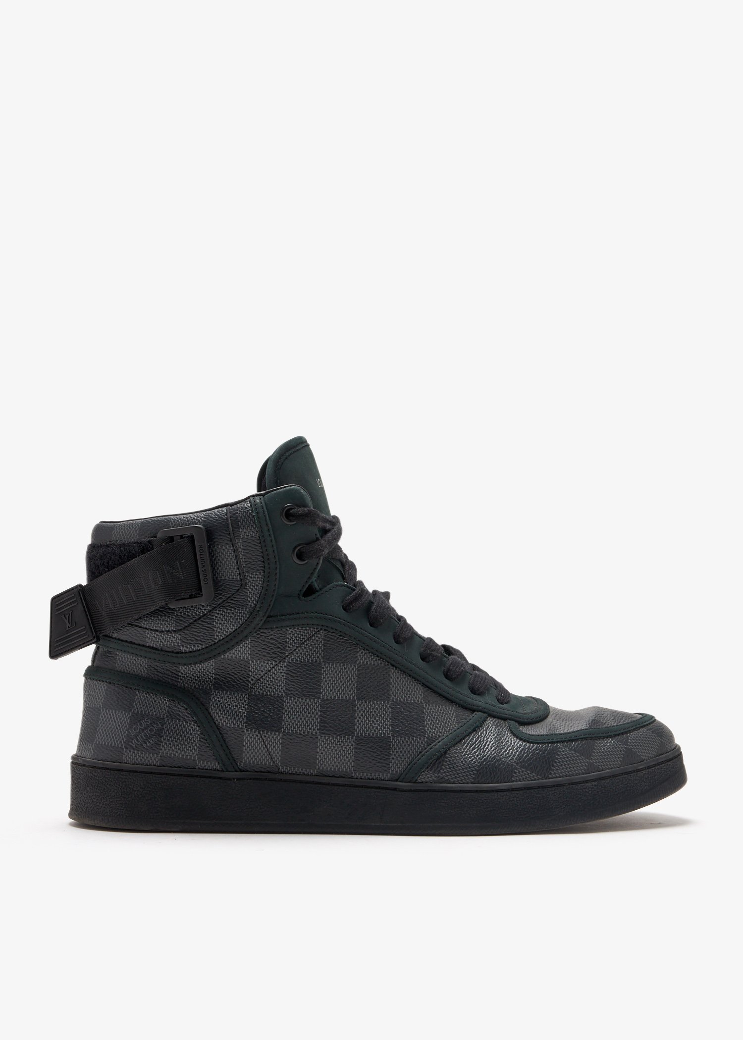 Louis Vuitton Pre-Loved Damier Graphite Rivoli sneakers for Louis Vuitton Pre-Loved Damier Graphite Rivoli sneakers for