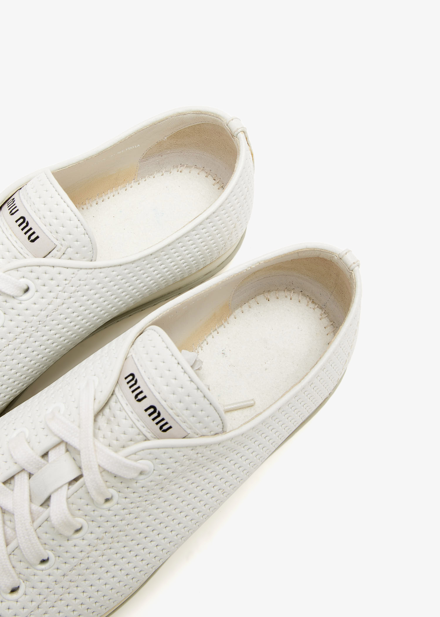 Miu Miu Pre-Loved Jewel embellished sneakers for Women