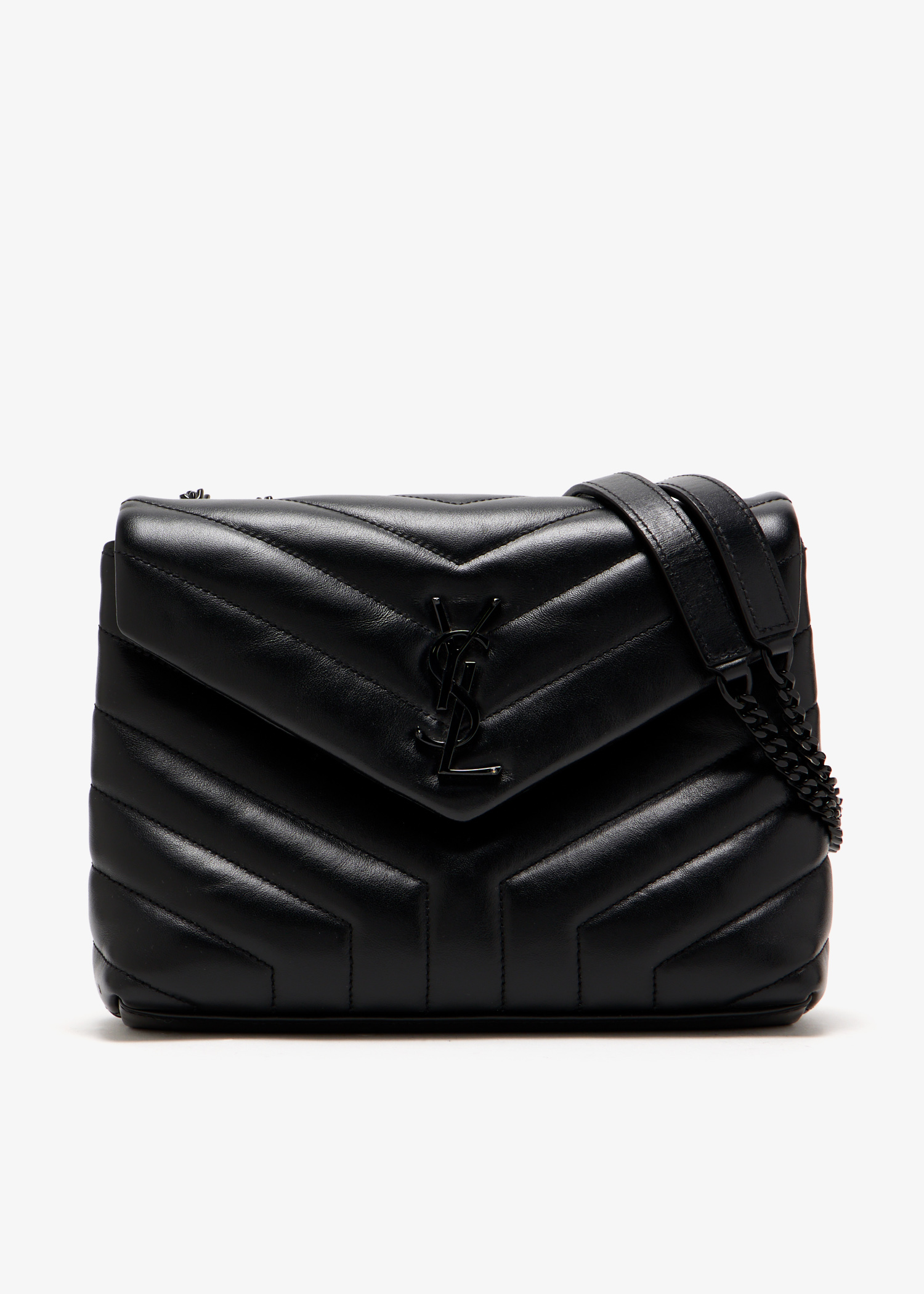 

Small Loulou chain shoulder bag, Black