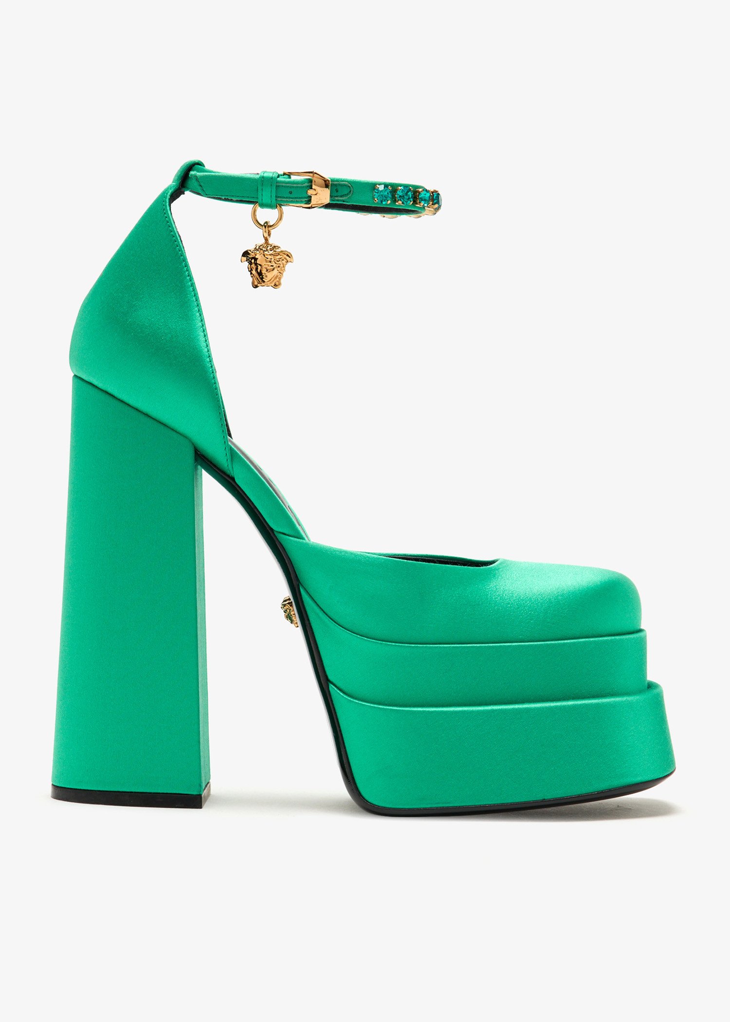 

Medusa Aevitas platform pumps, Green