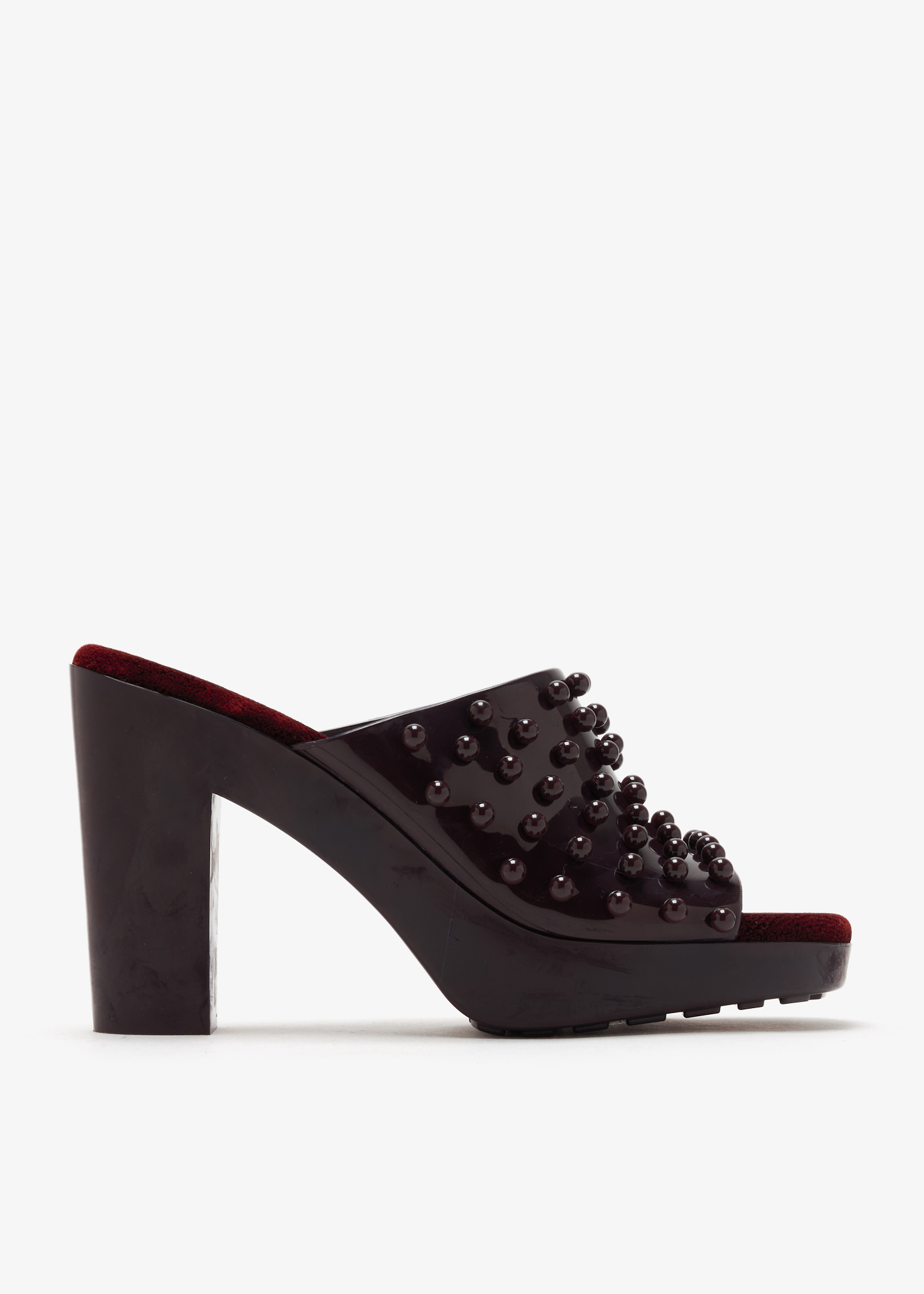

Gleam mules, Burgundy