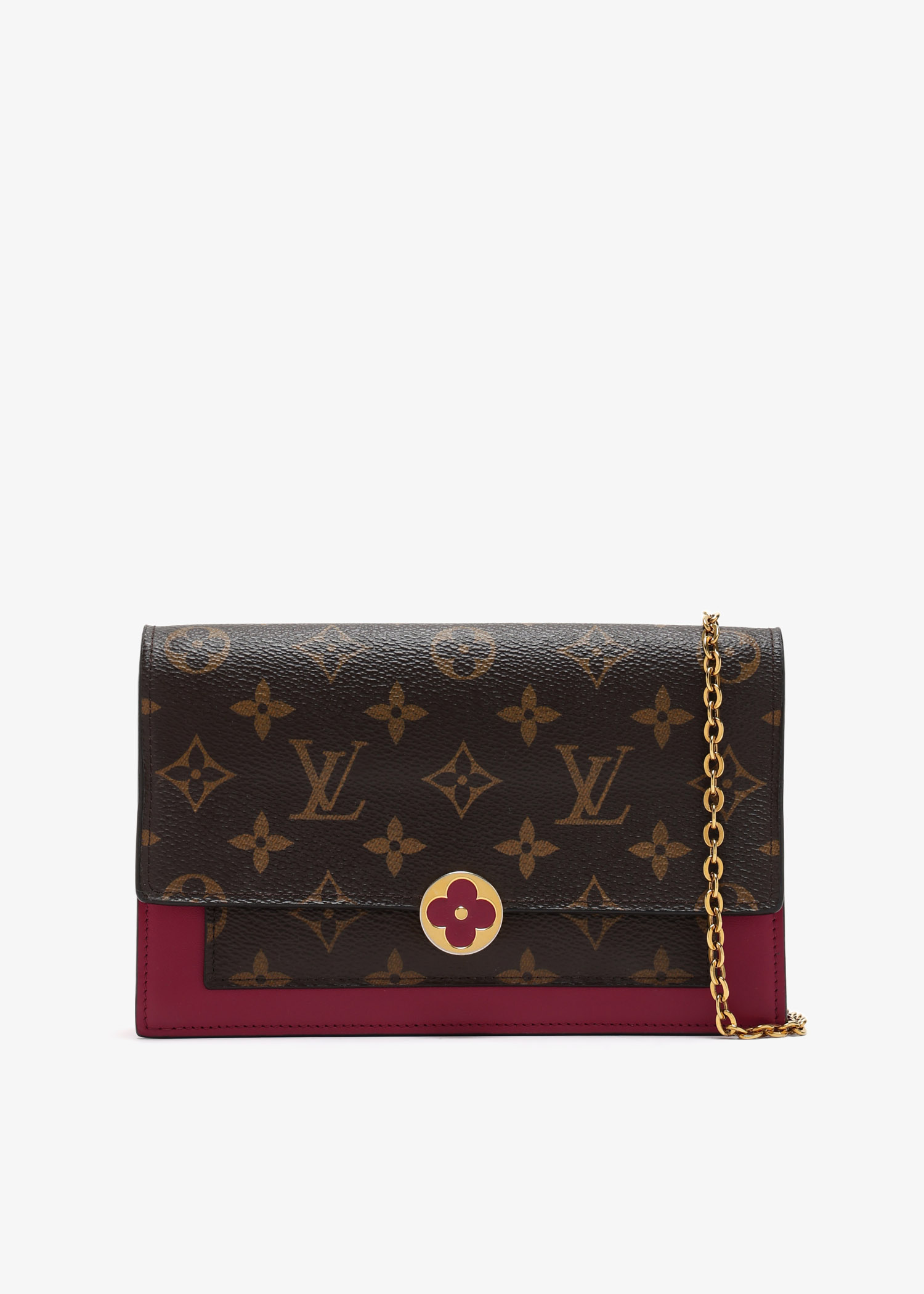 

Flore chain wallet, Brown