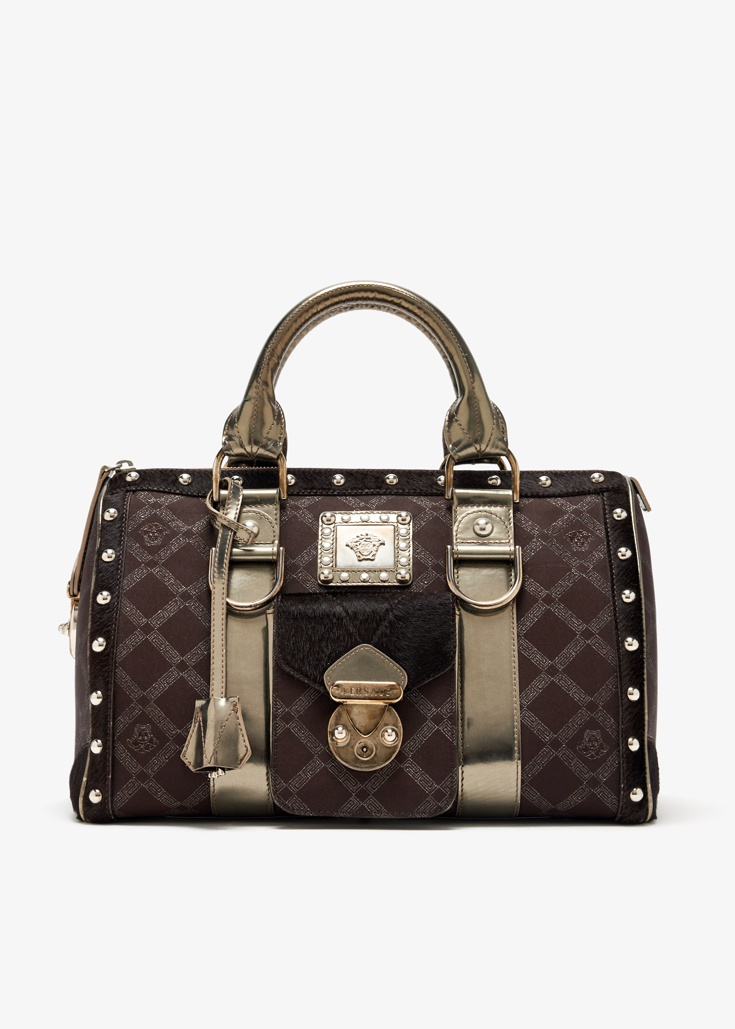 

Snap Out Of It top-handle bag, Brown