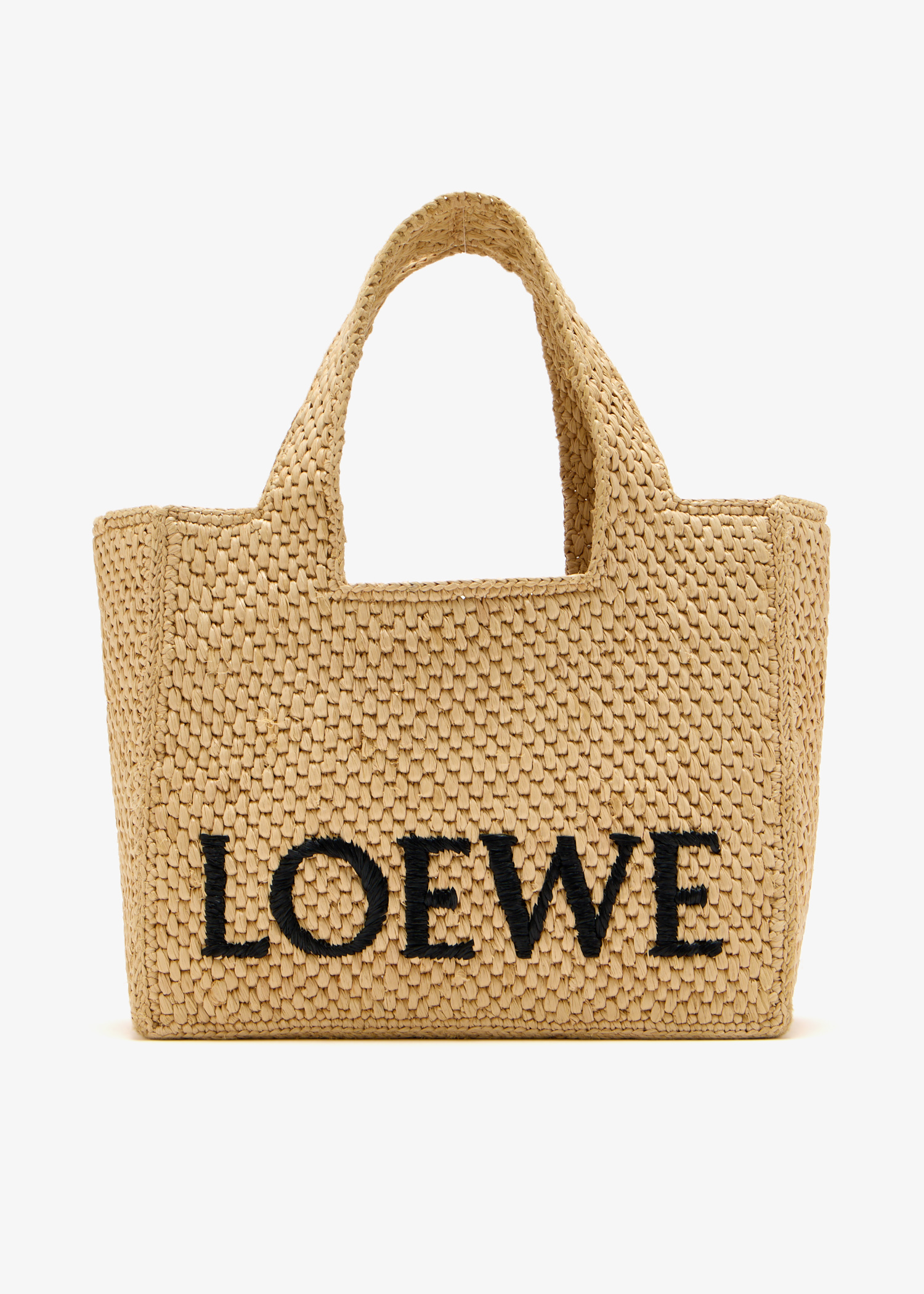 

x Paula's Ibiza small logo tote bag, Beige