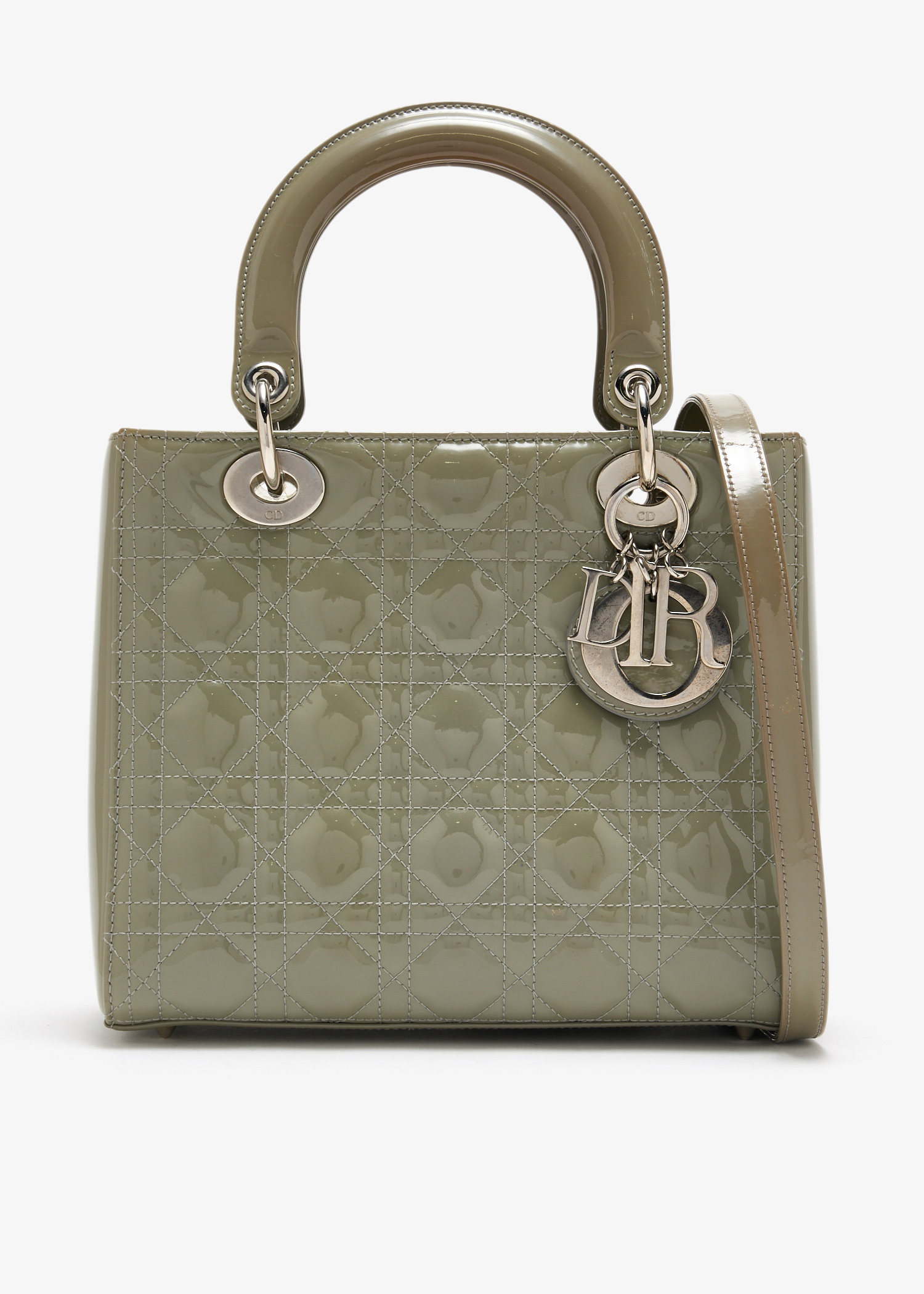 

Medium Lady Dior bag, Green