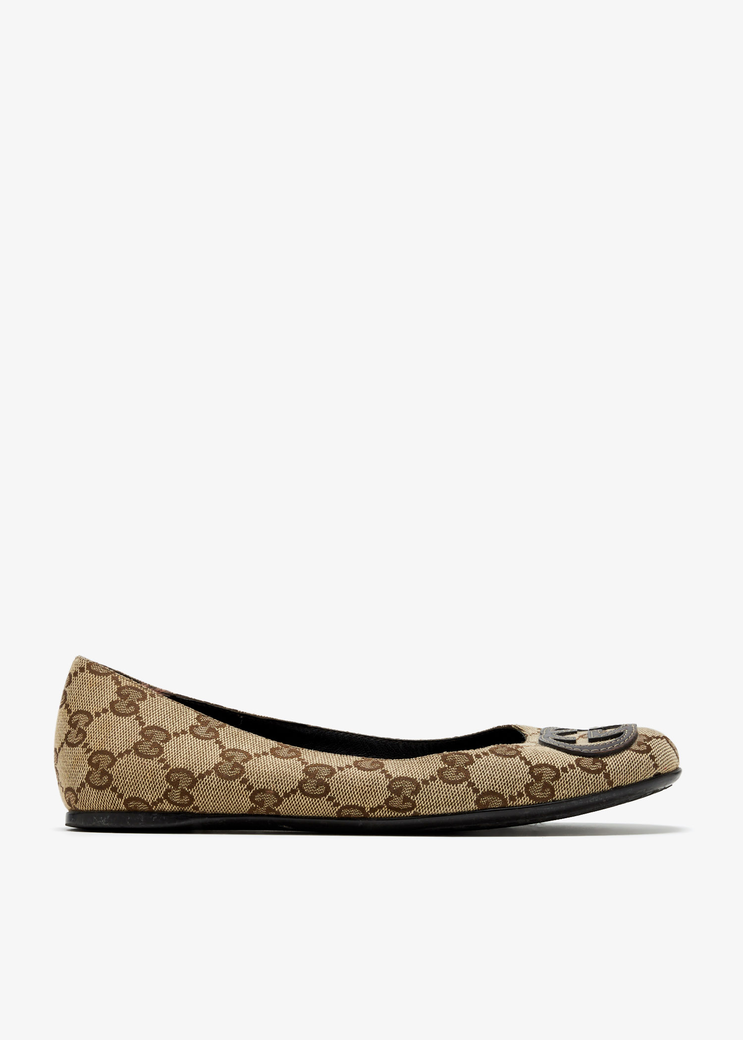 

Interlocking G ballet flats, Printed