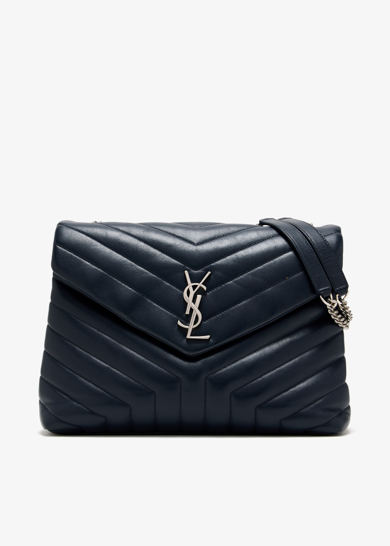 

Loulou medium chain bag, Navy