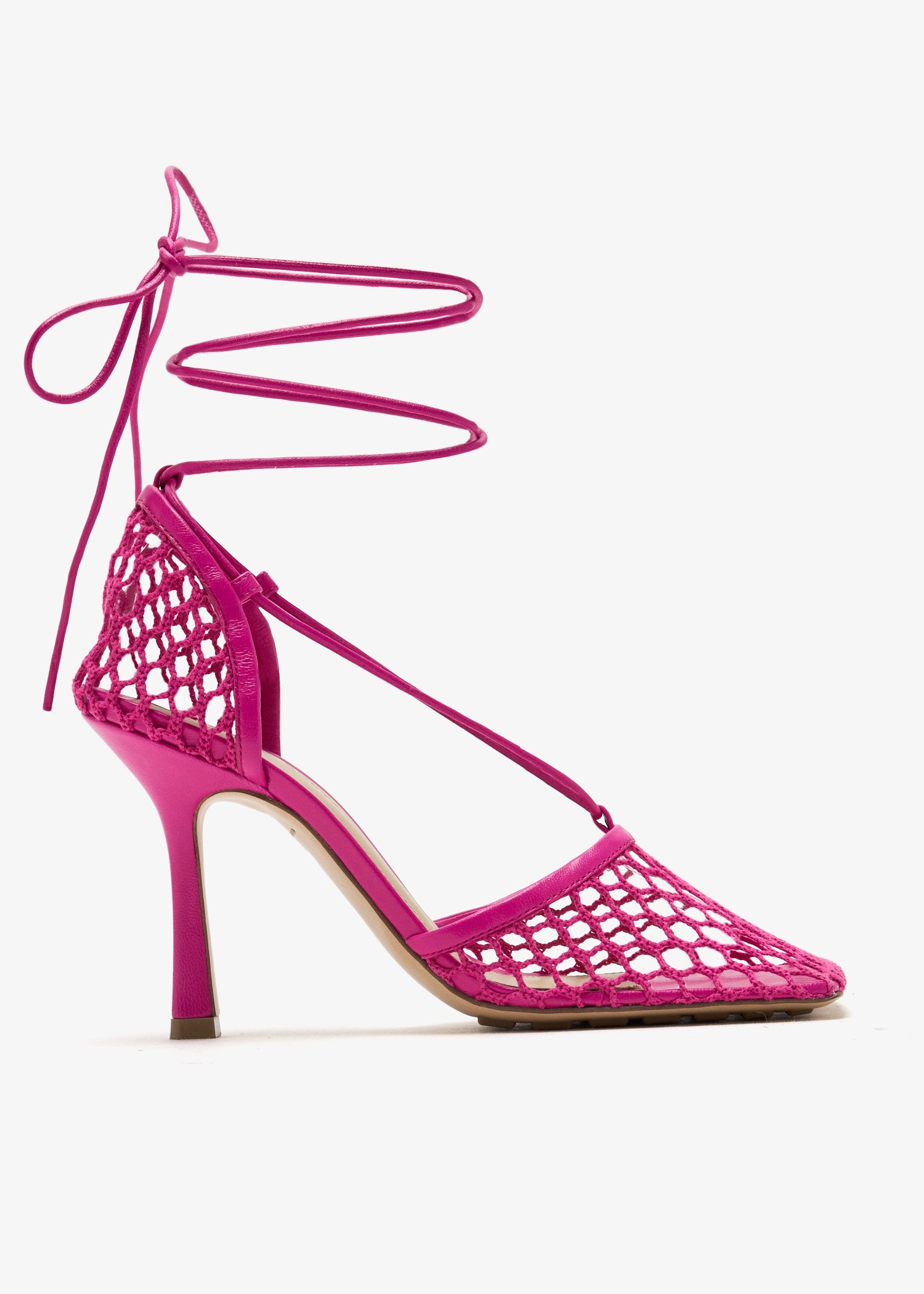 

Stretch Web sandals, Pink